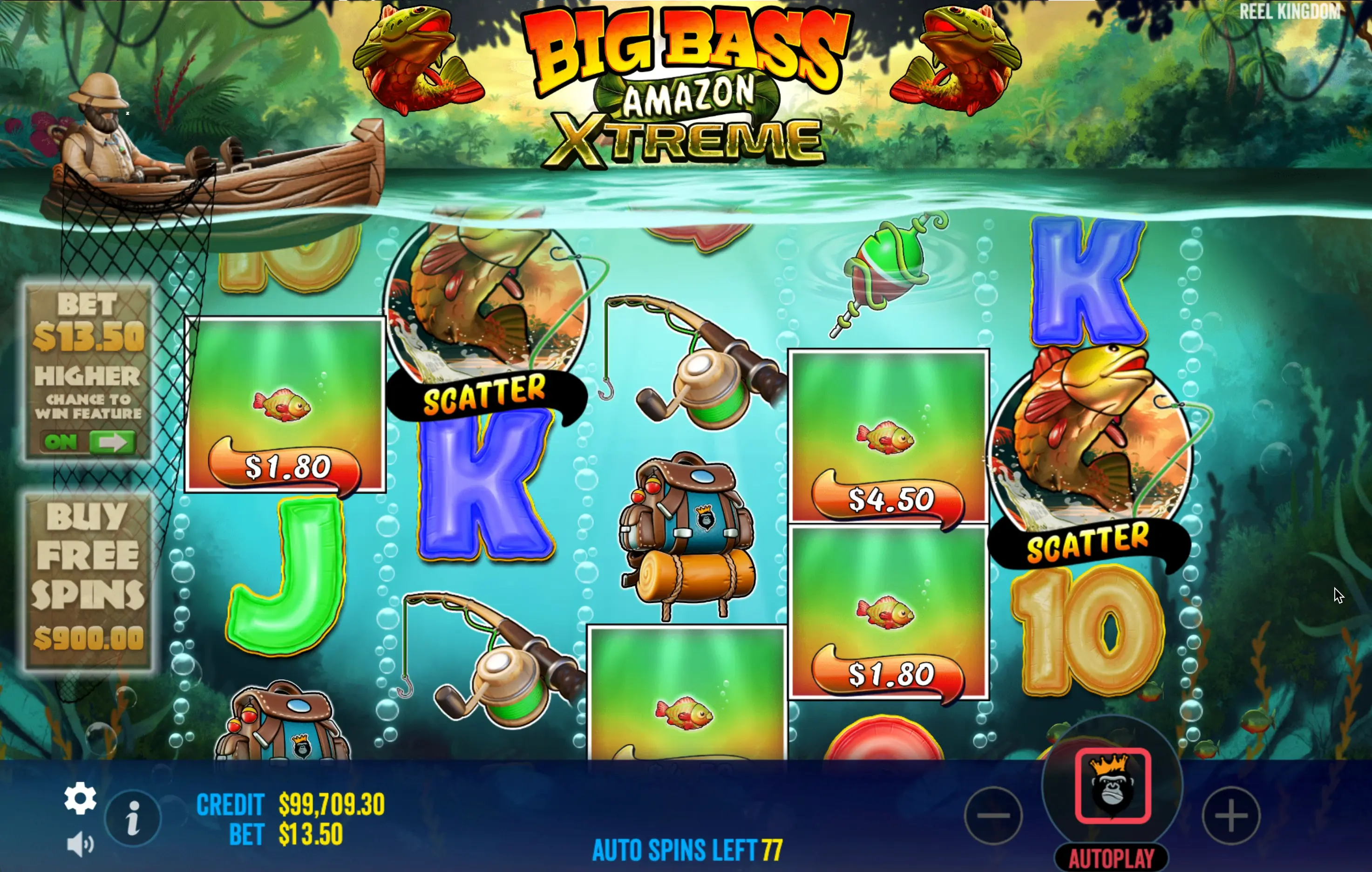 Jogue Big Bass Amazon Xtreme gratuitamente