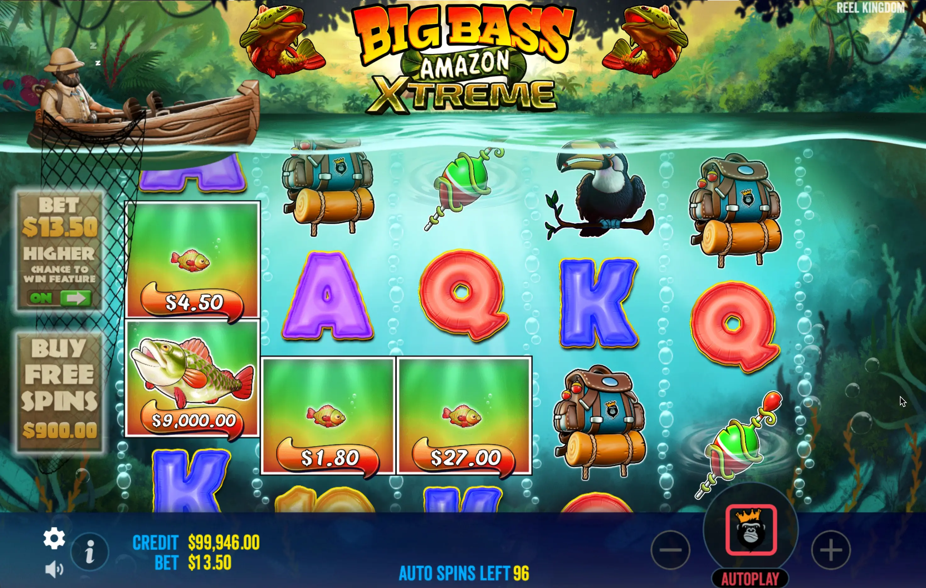 Jogo Big Bass Amazon Xtreme