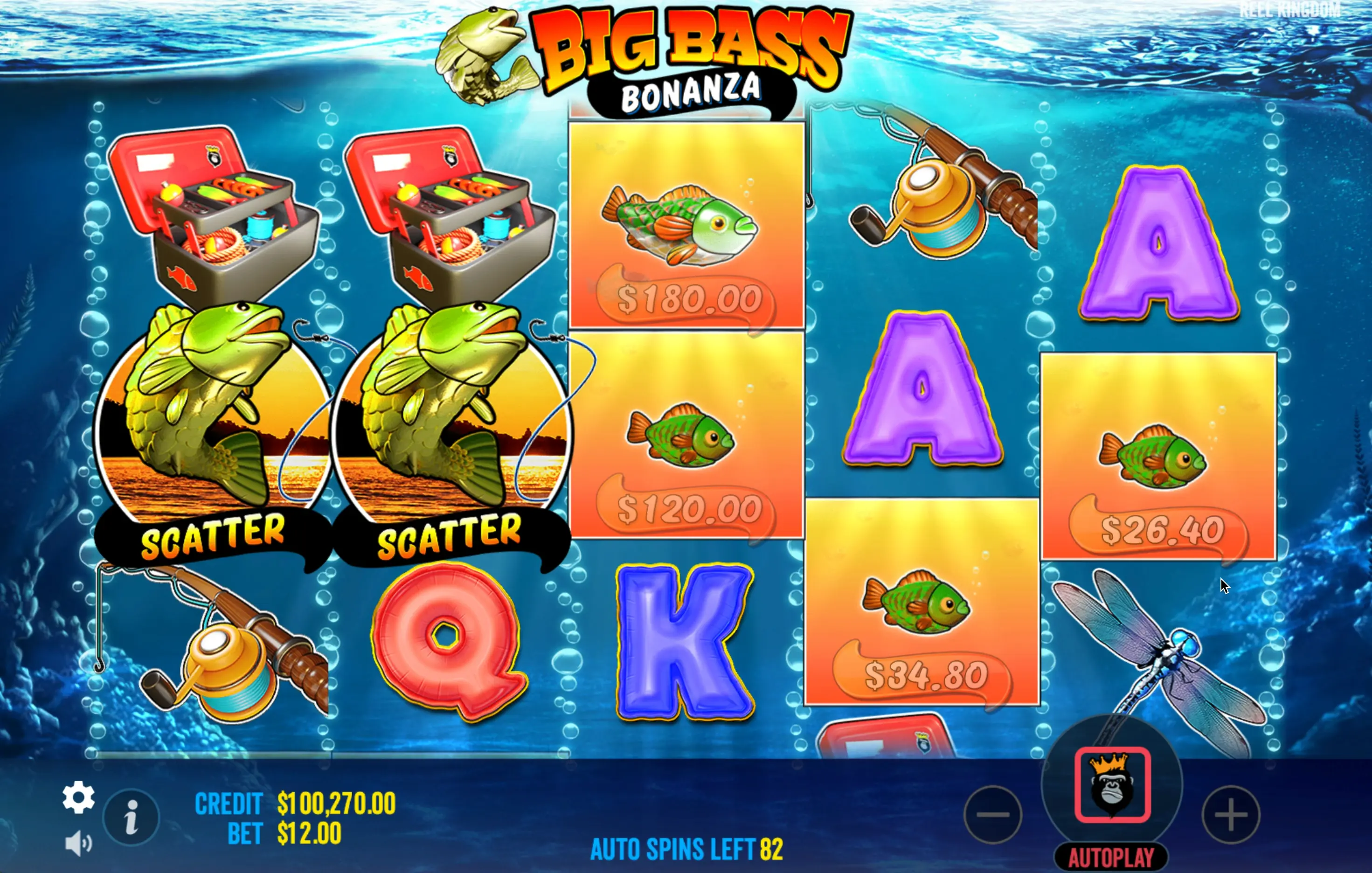 Играть в Big Bass Bonanza бесплатно