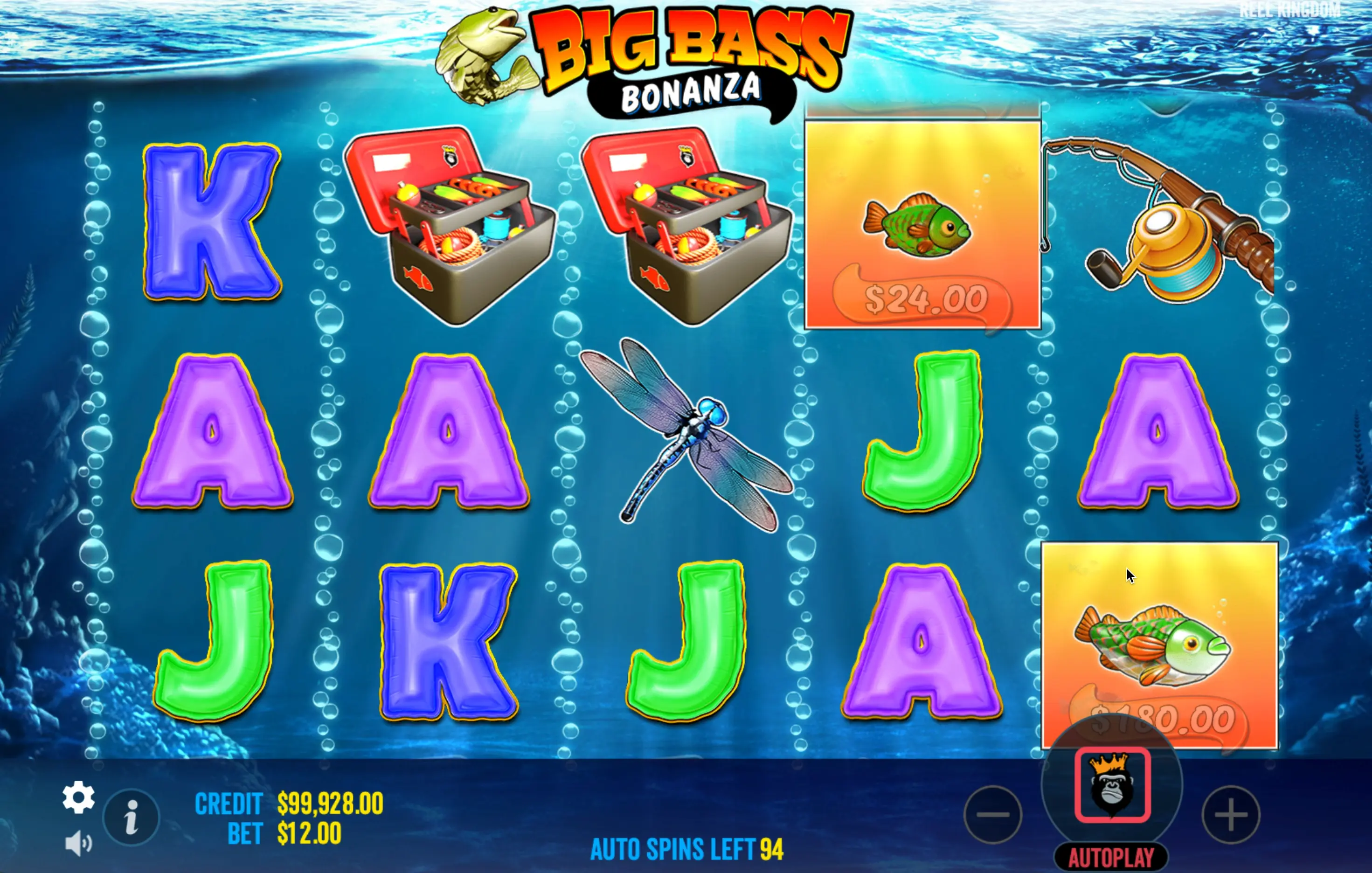 Играть в Big Bass Bonanza с бонусами