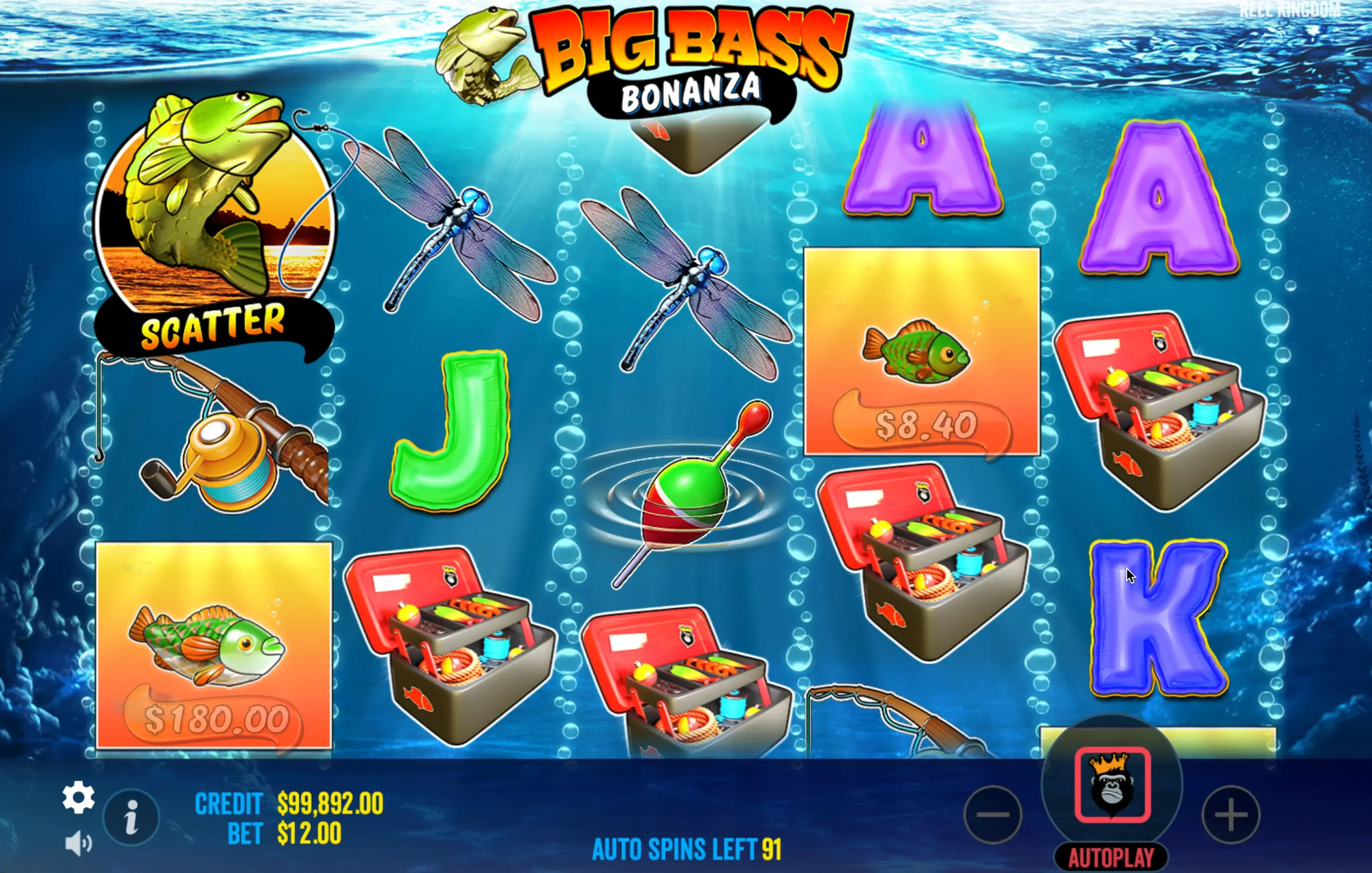Сайт игры Big Bass Bonanza