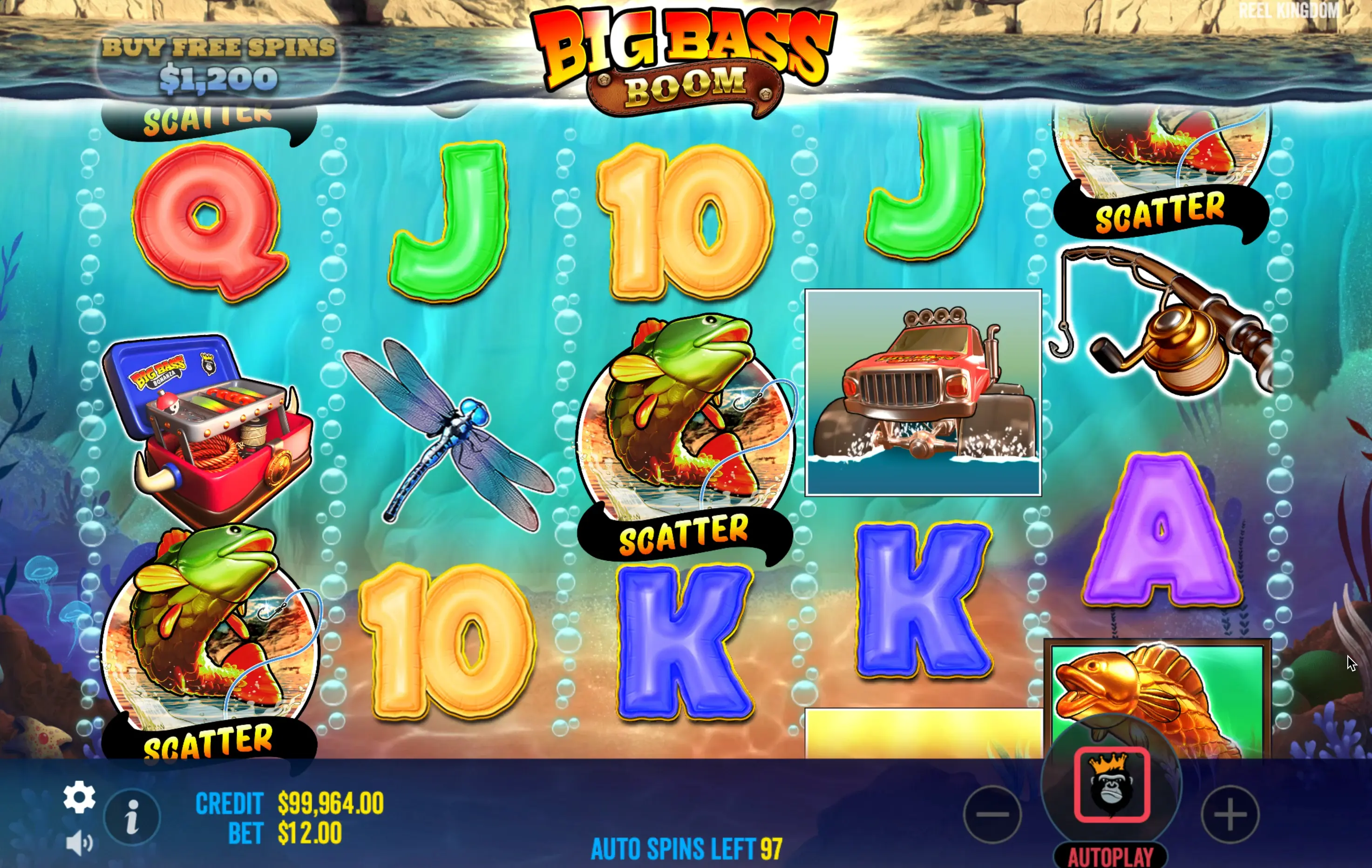 Slot Big Bass BOOM por dinheiro