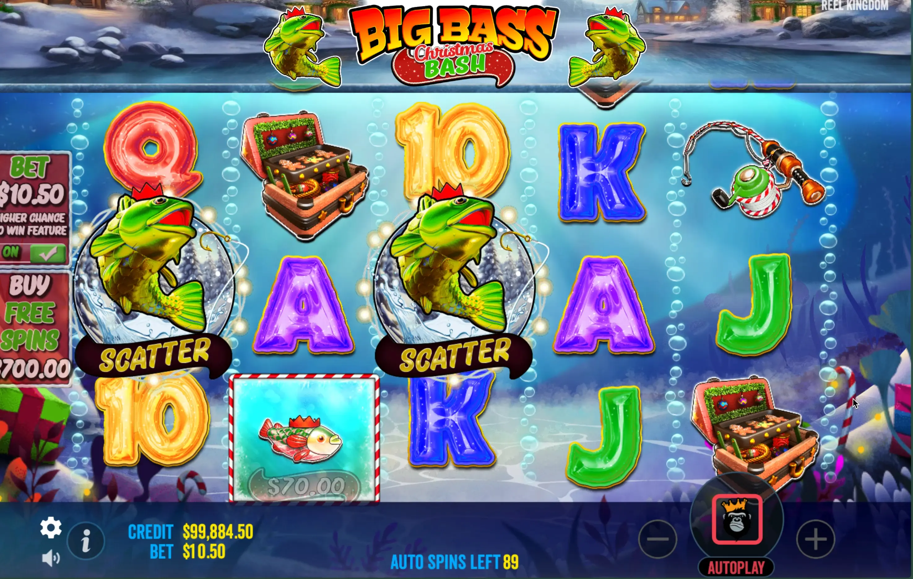 Jogo por dinheiro Big Bass Christmas Bash
