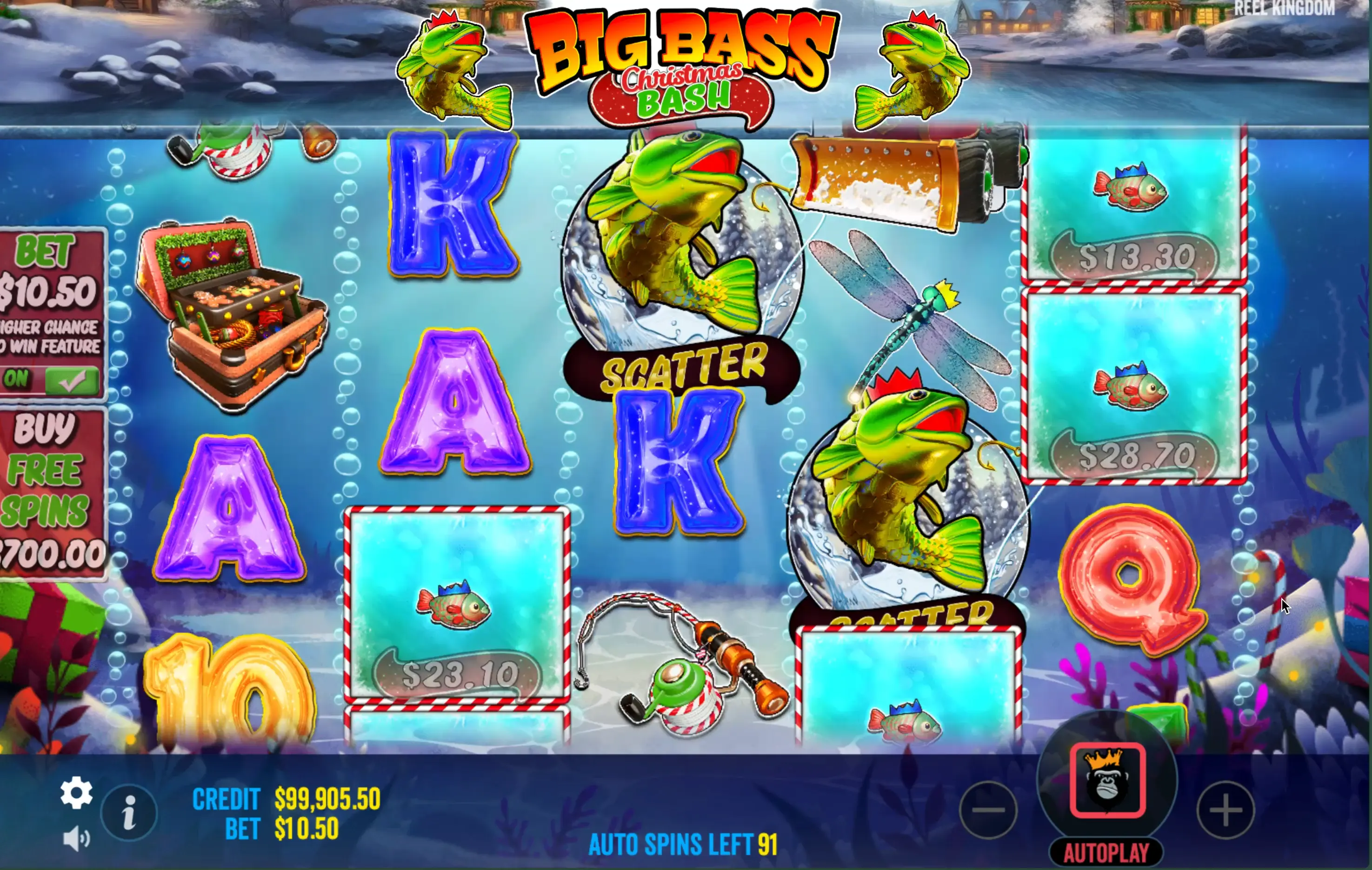 Revisões do jogo Big Bass Christmas Bash