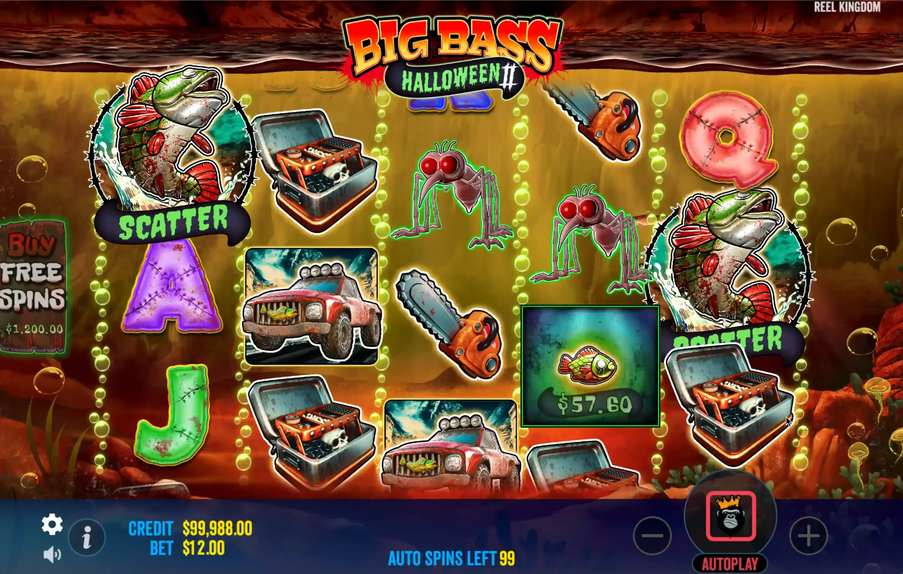 Jogo online Big Bass Halloween 2