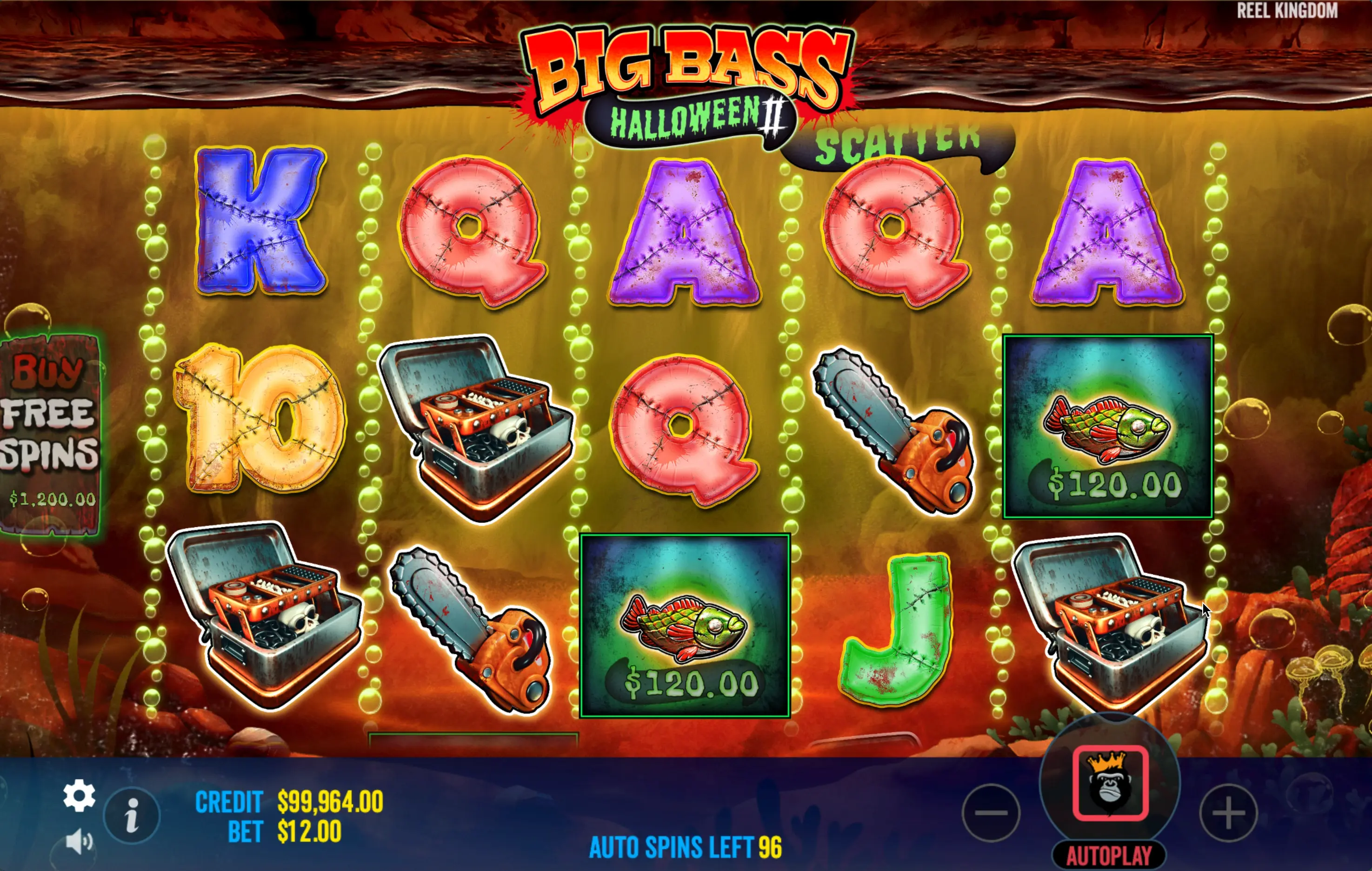 Slot Big Bass Halloween 2 por dinheiro