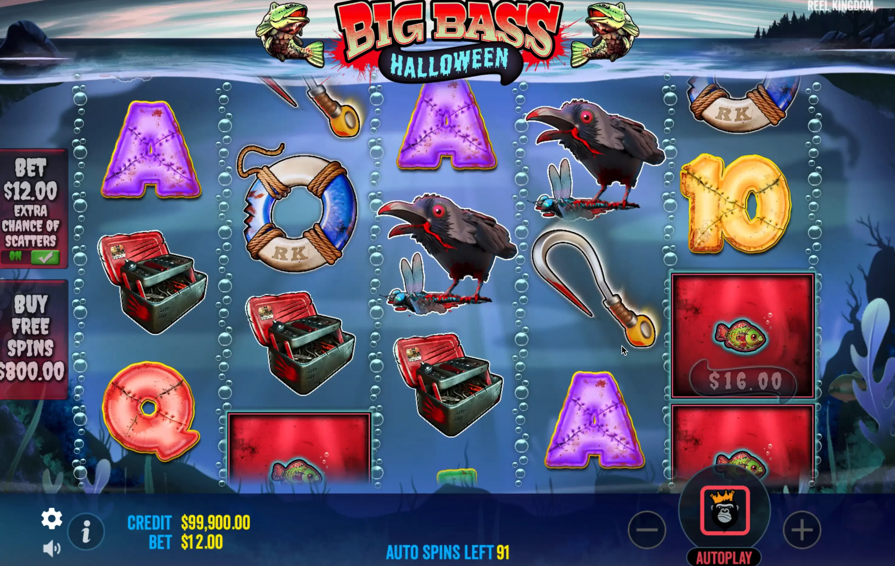 Site do jogo Big Bass Halloween
