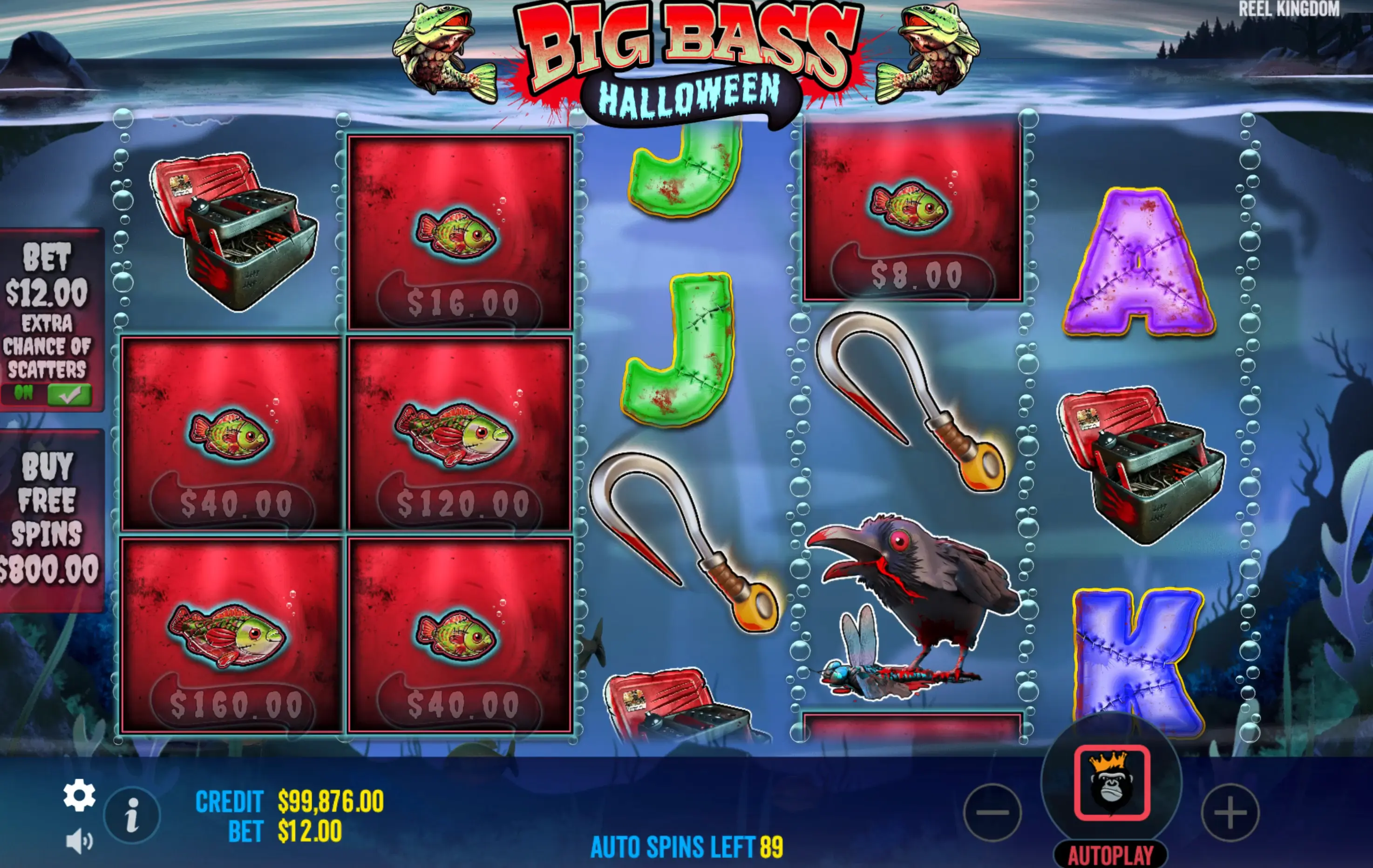 Registro de slot Big Bass Halloween