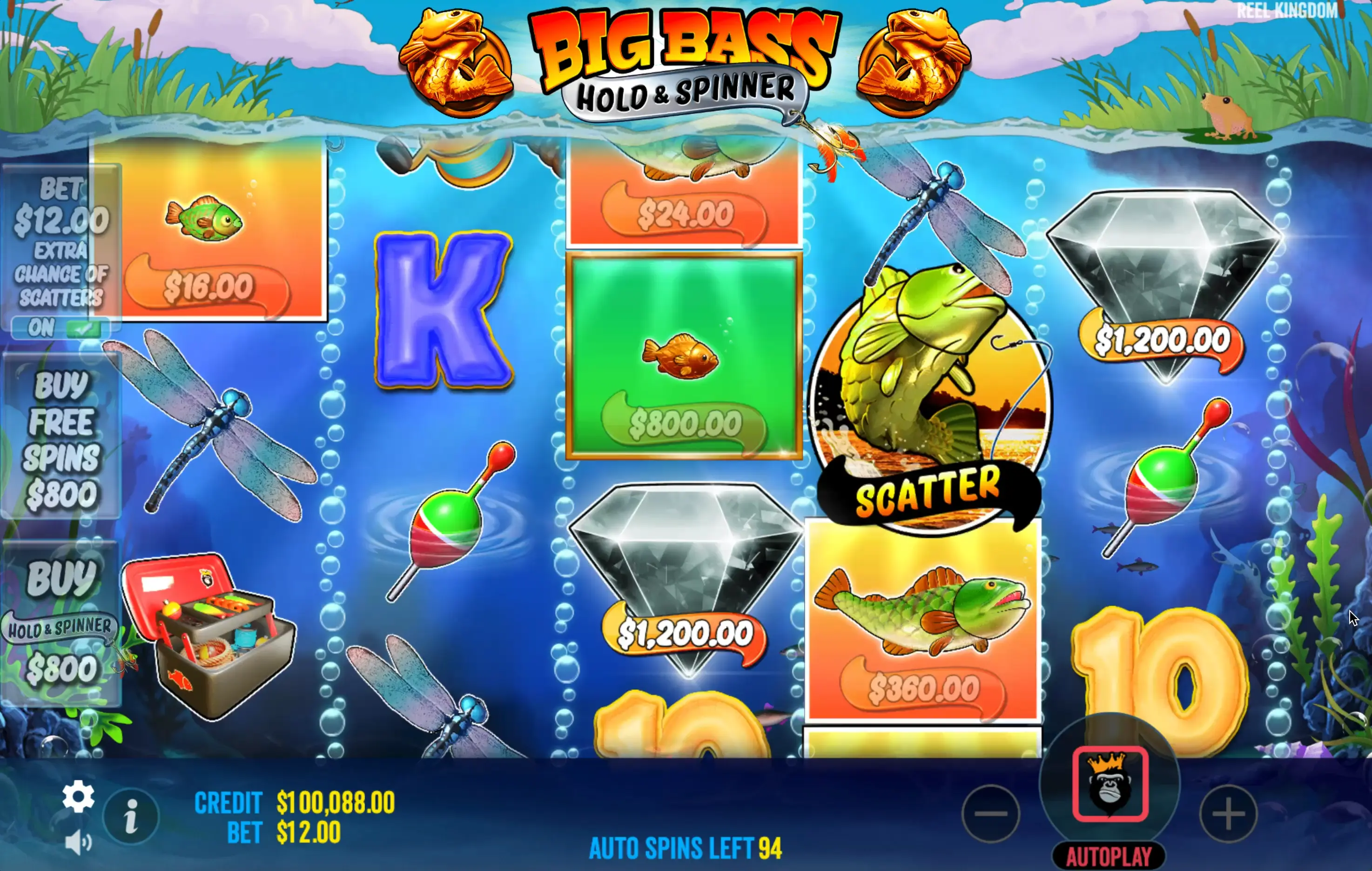 Play Big Bass Hold Spinner for free