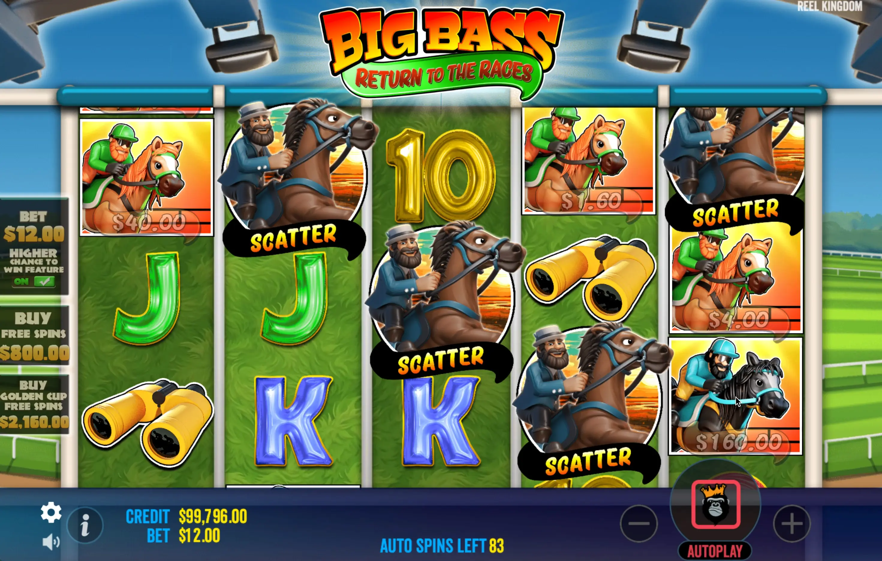 Táticas de slot Big Bass Return to the Races