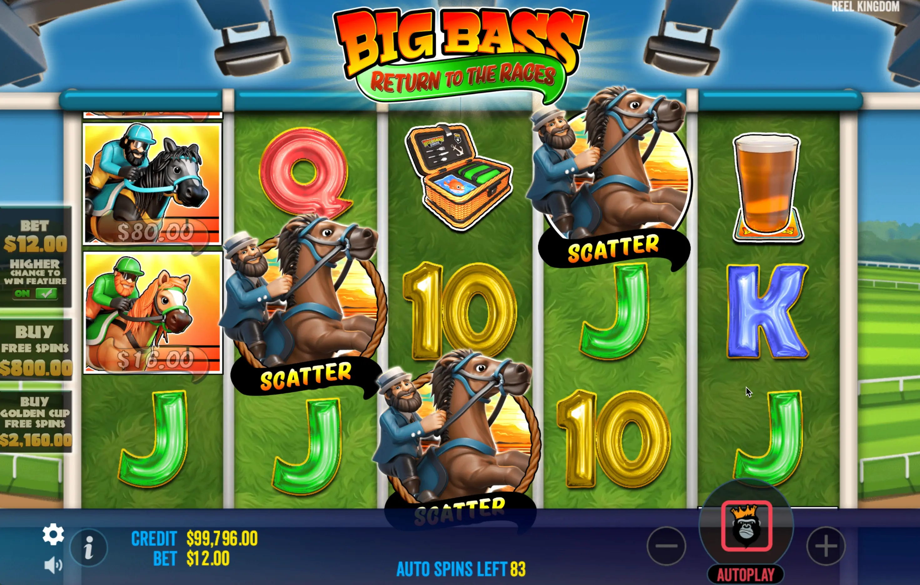 Jogo por dinheiro Big Bass Return to the Races
