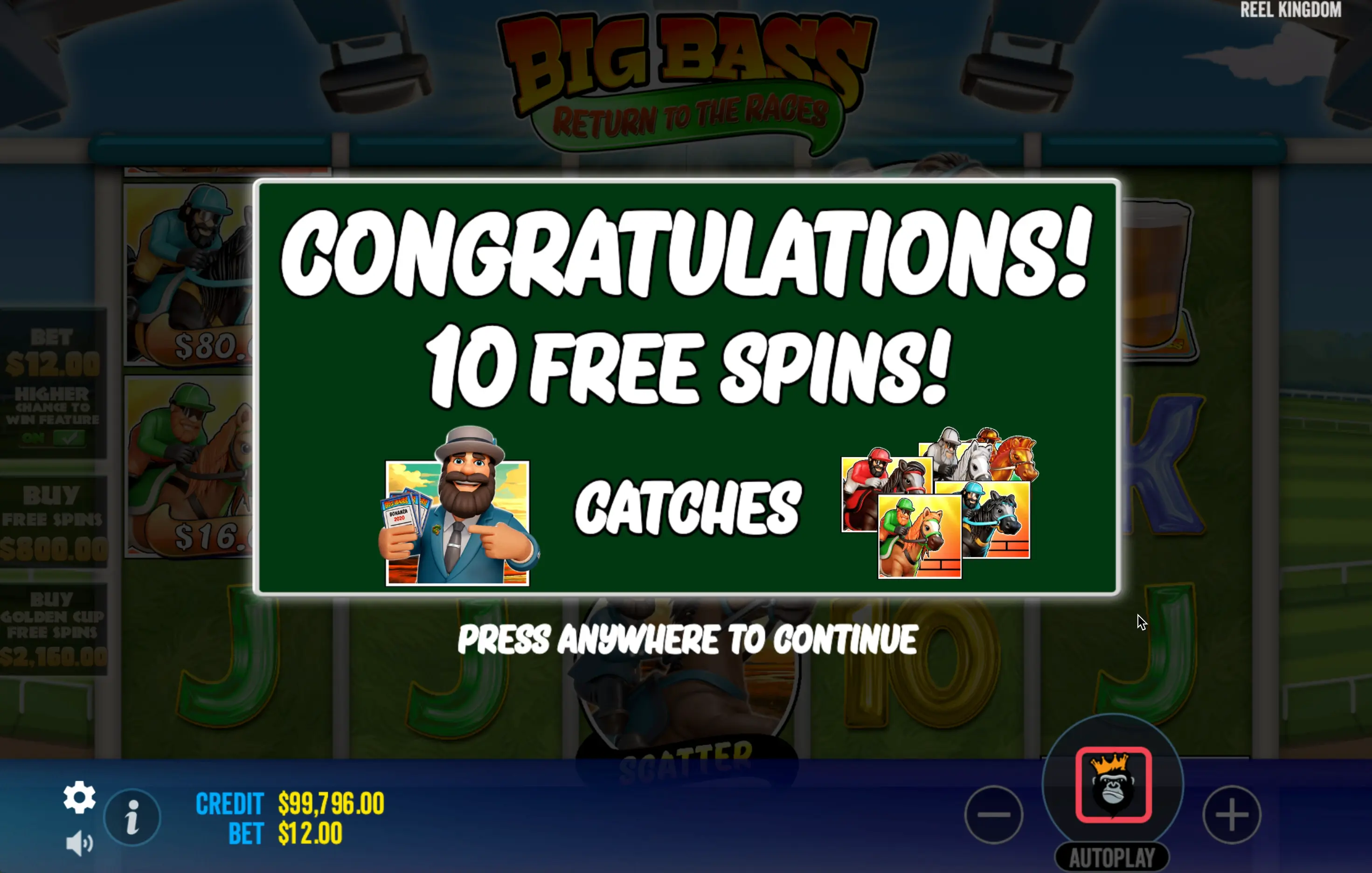 Apostas de slot Big Bass Return to the Races