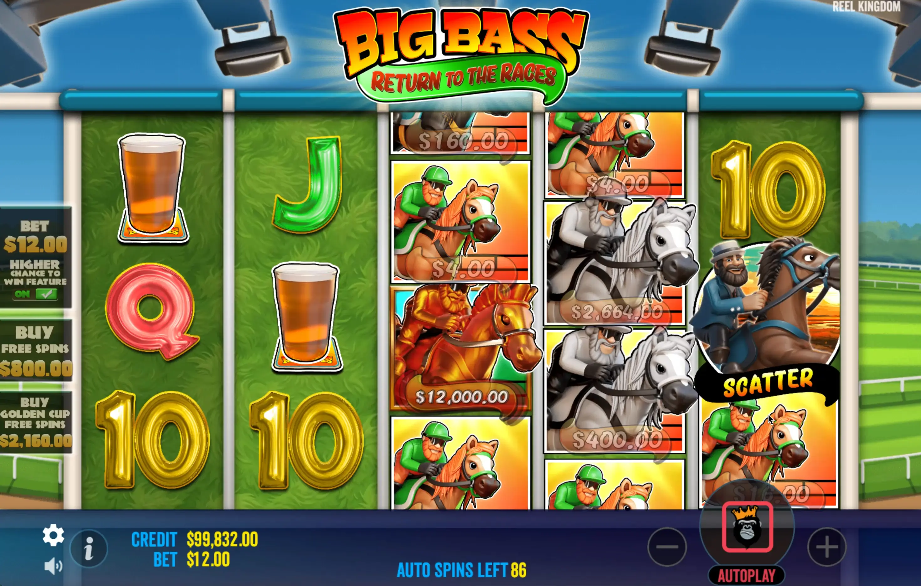 Registro de slot Big Bass Return to the Races