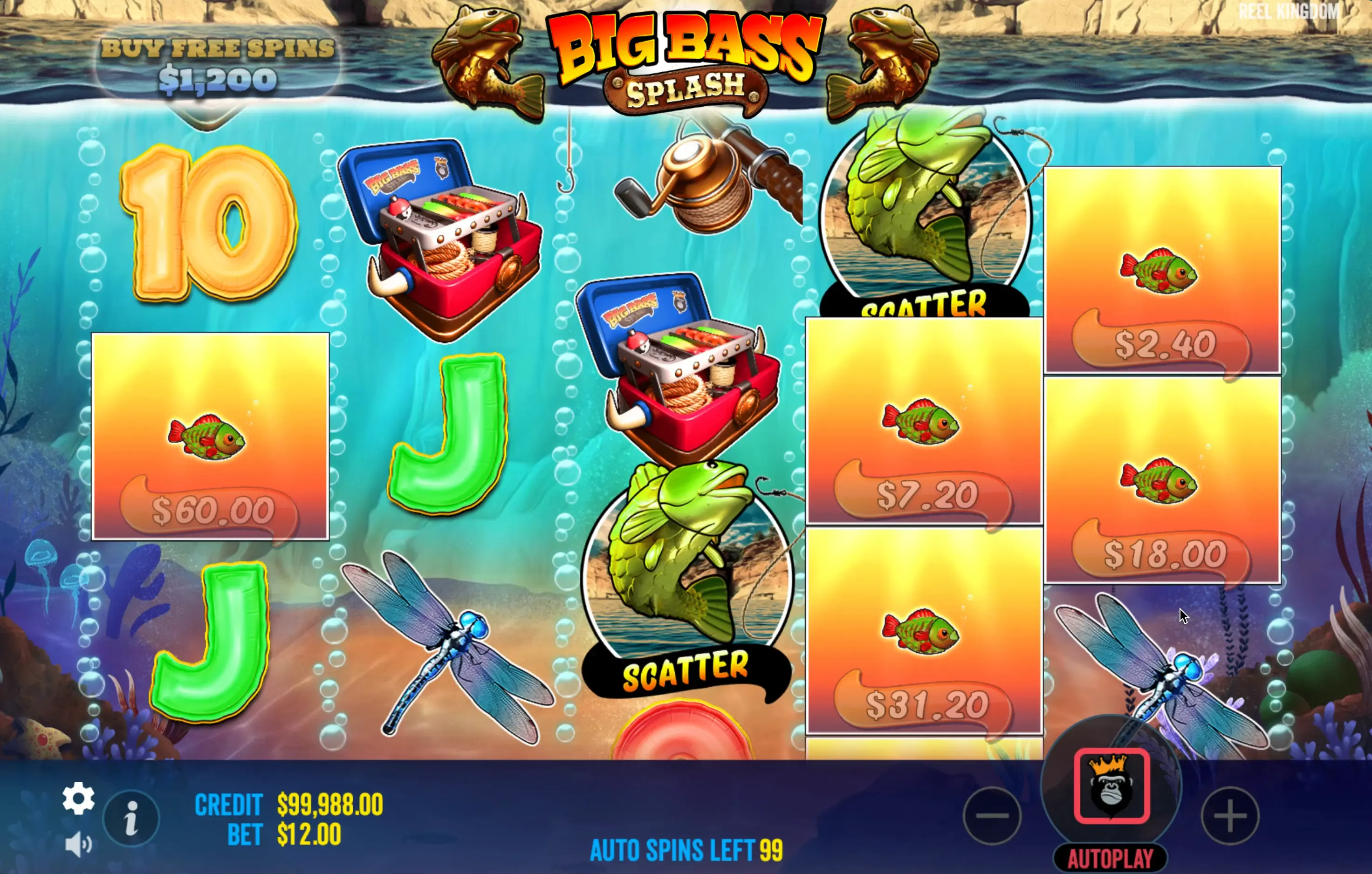 Jogo online Big Bass Splash