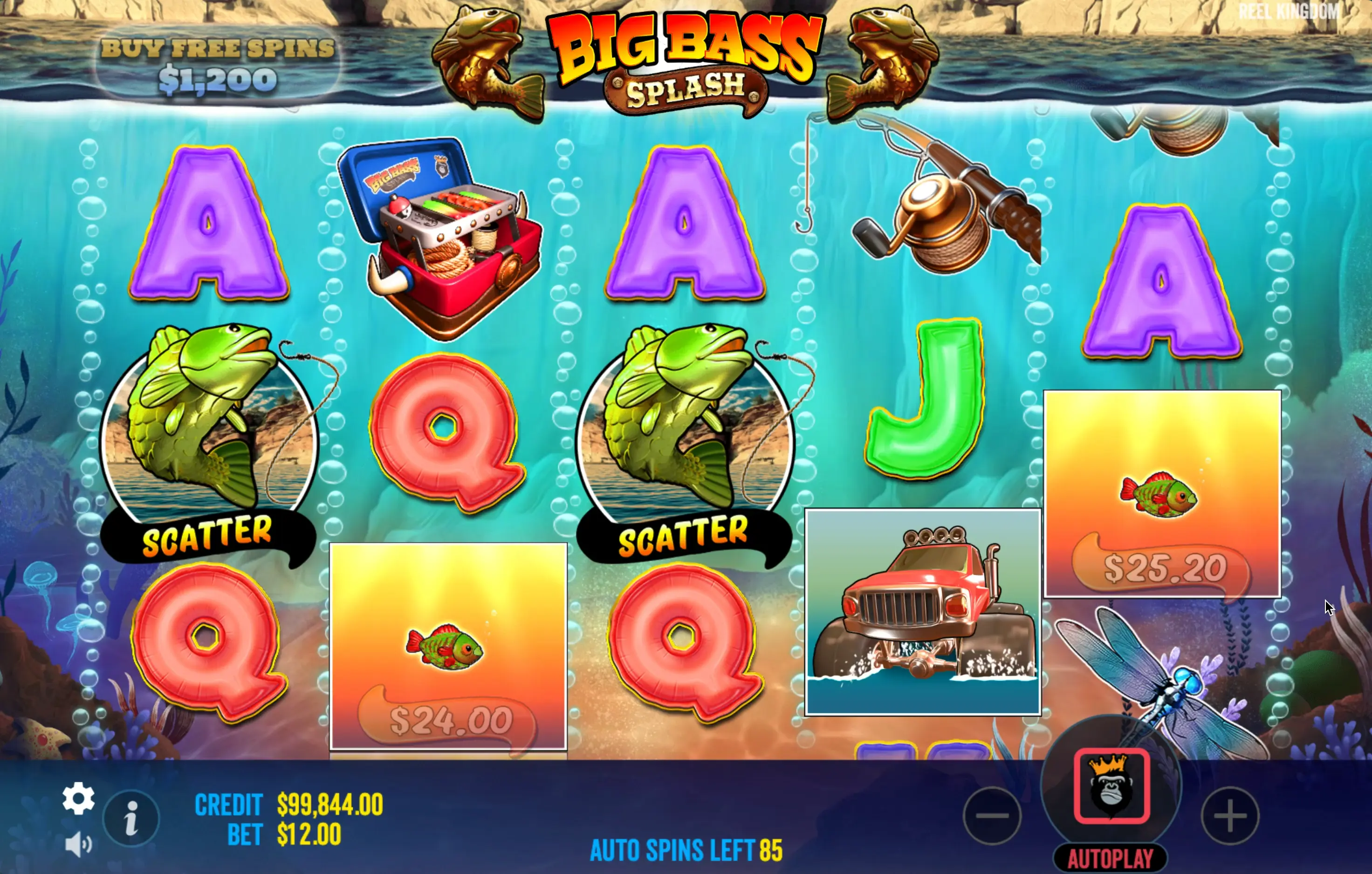 Jogo por dinheiro Big Bass Splash