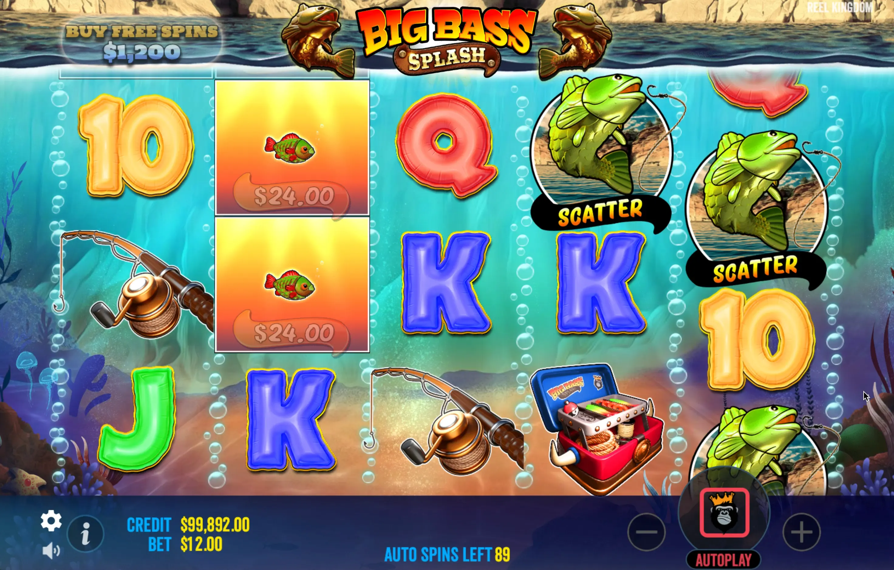 Registro de slot Big Bass Splash