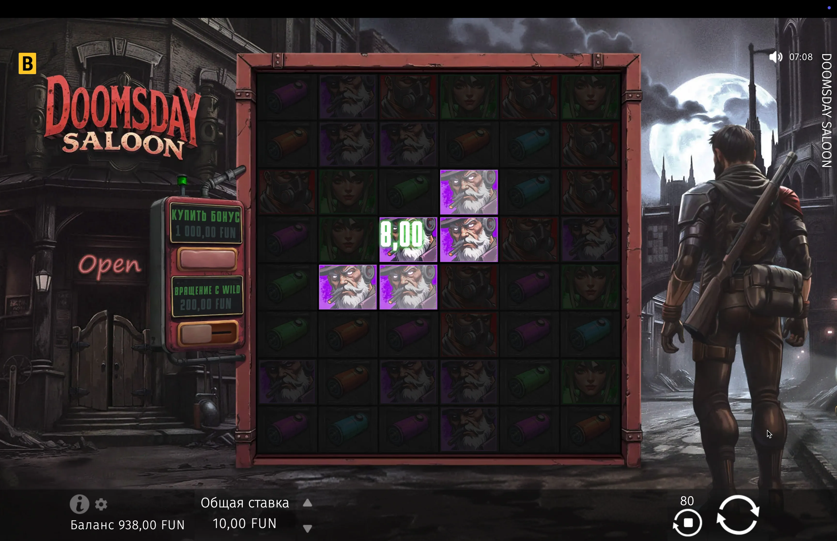 Jogo por dinheiro Doomsday Saloon
