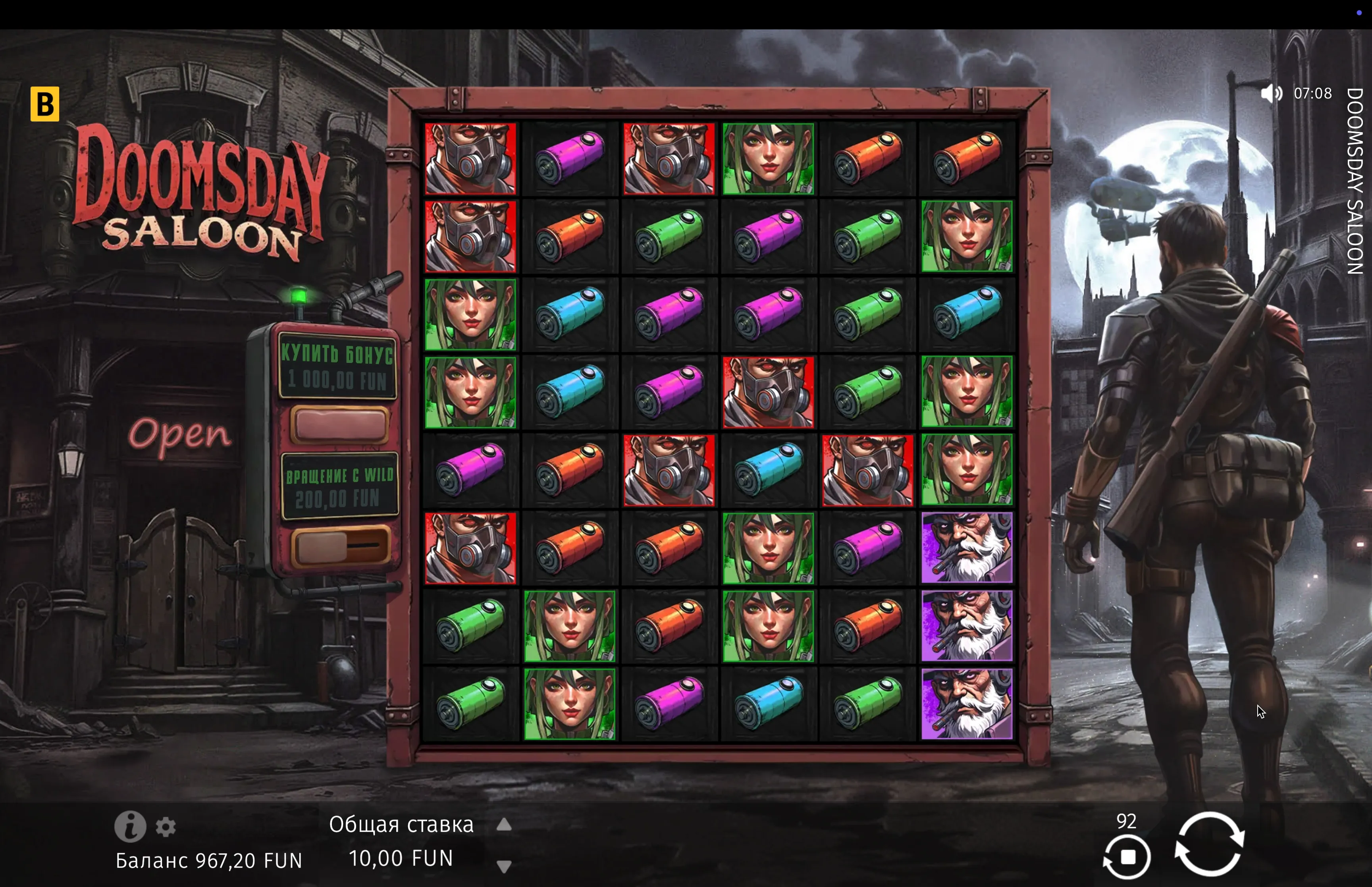 Jogue bônus de Doomsday Saloon
