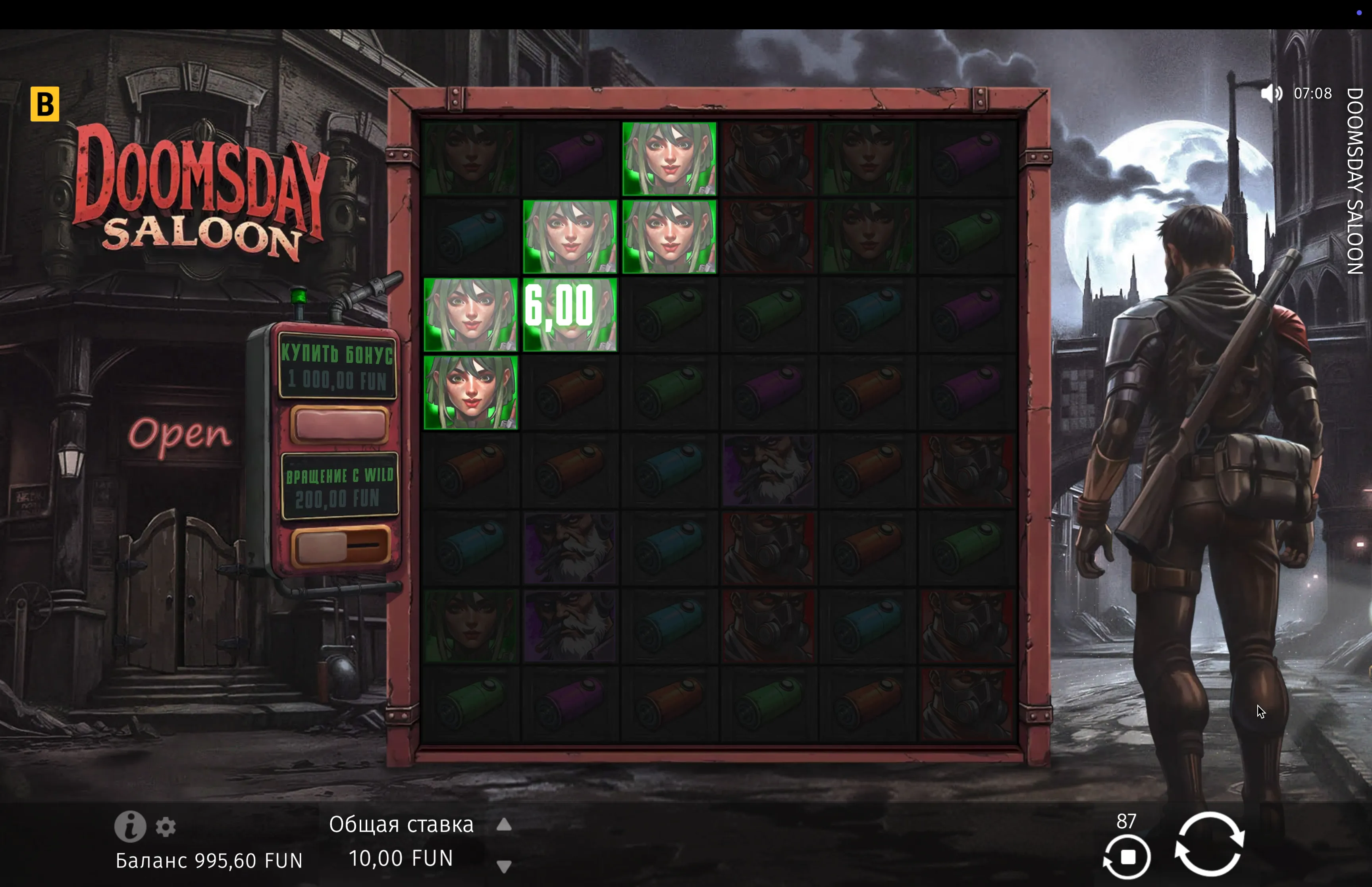 Registro de slot Doomsday Saloon