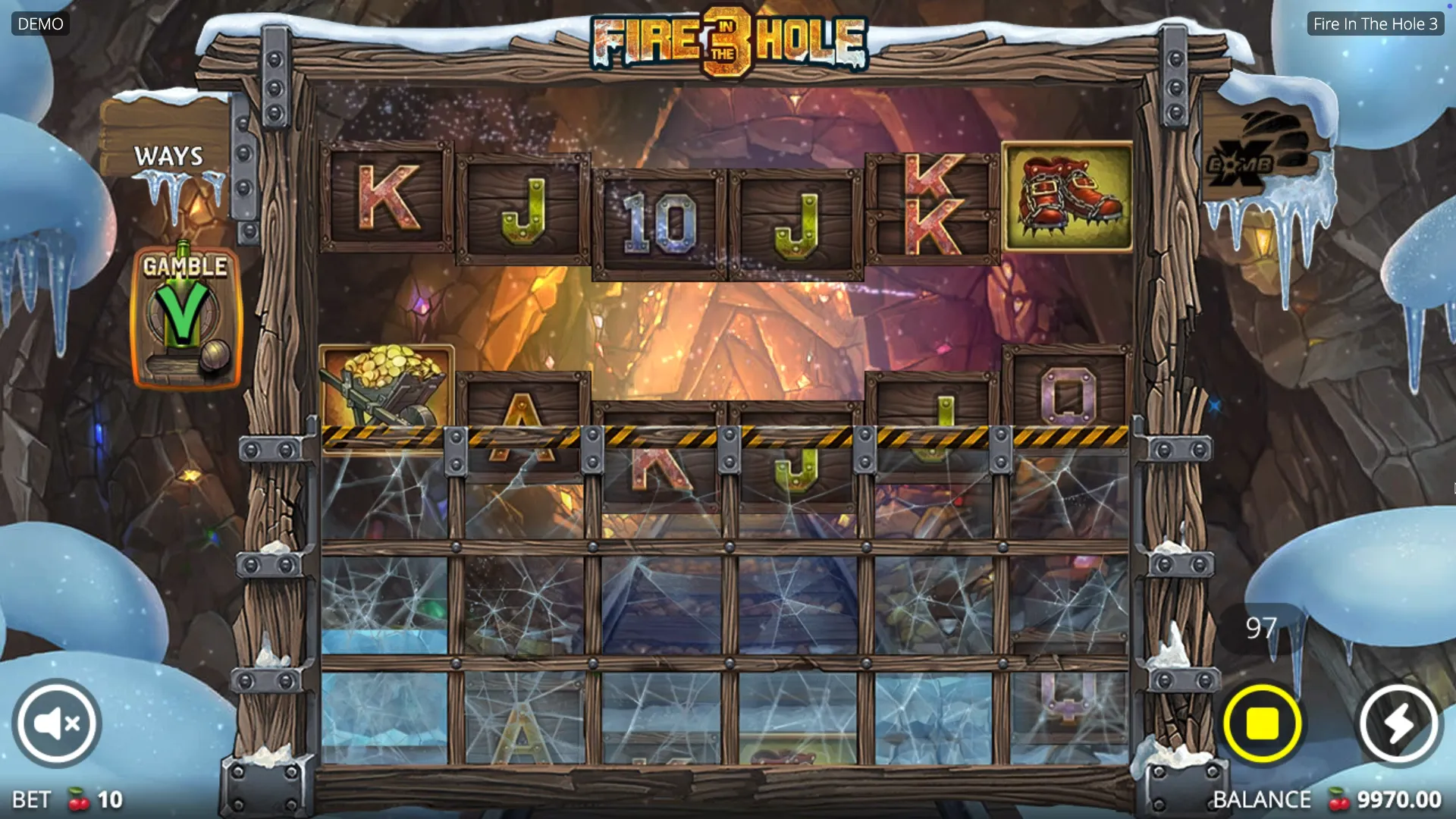 Slot Fire in the Hole 3 por dinheiro