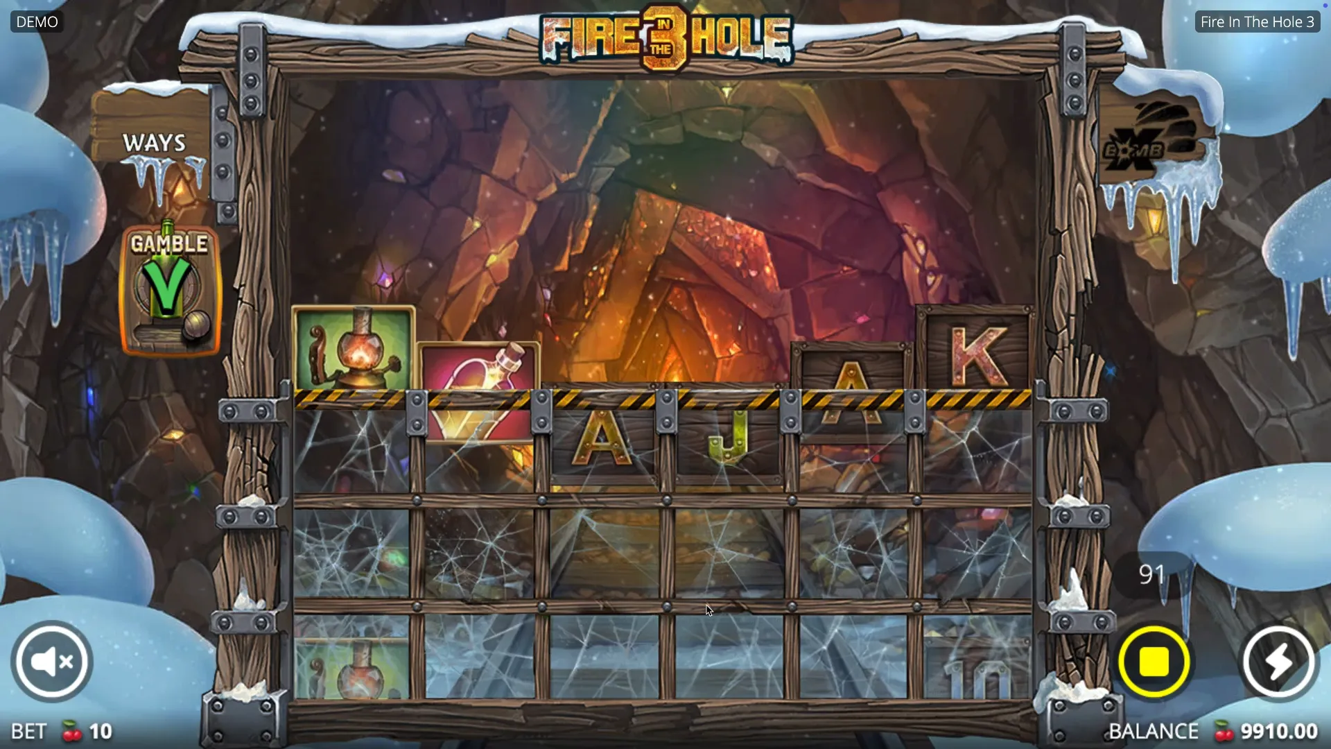 Registro de slot Fire in the Hole 3