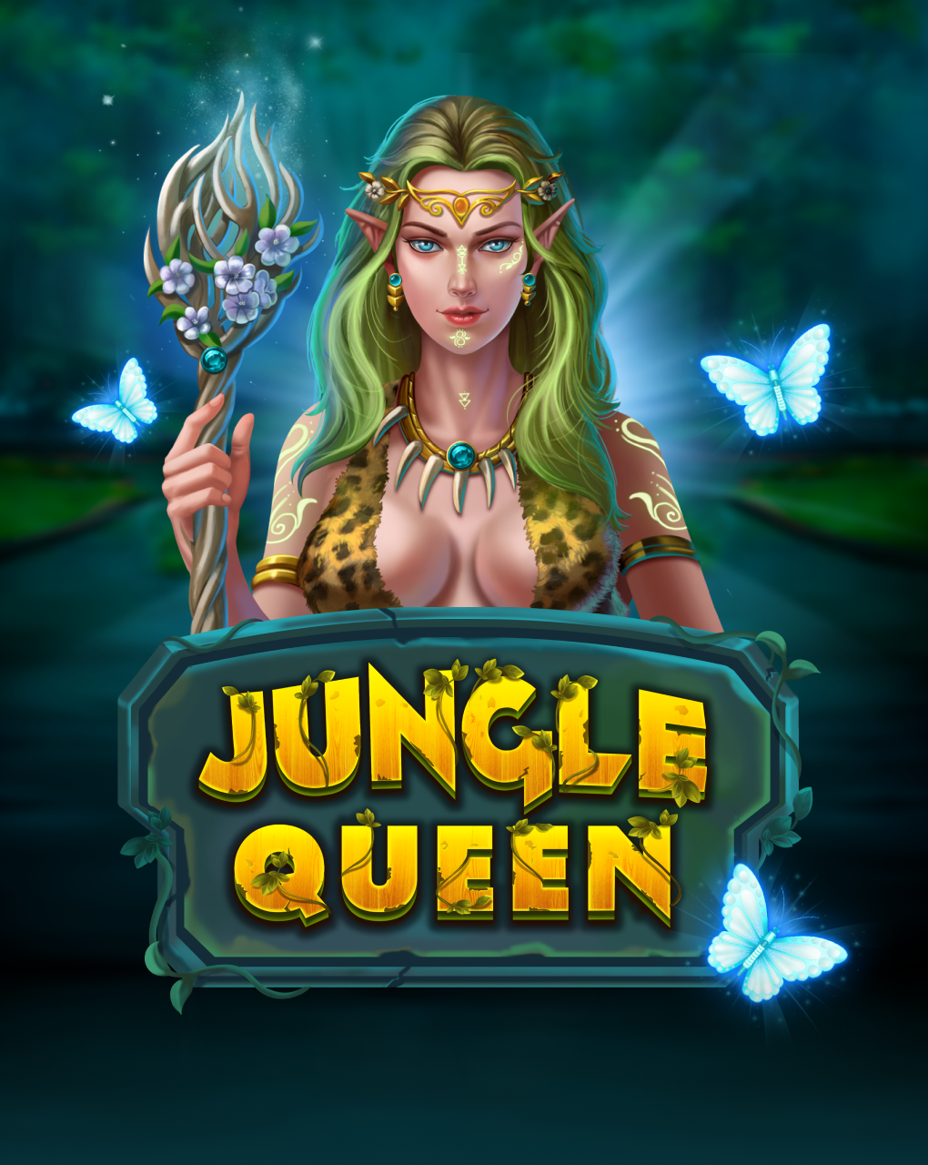 Slot de pôster Jungle Queen