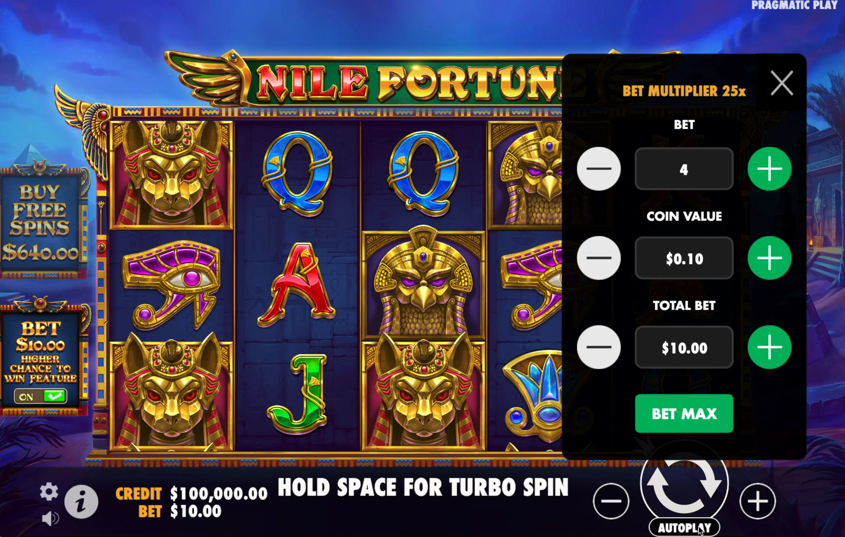 Jogo online Nile Fortune