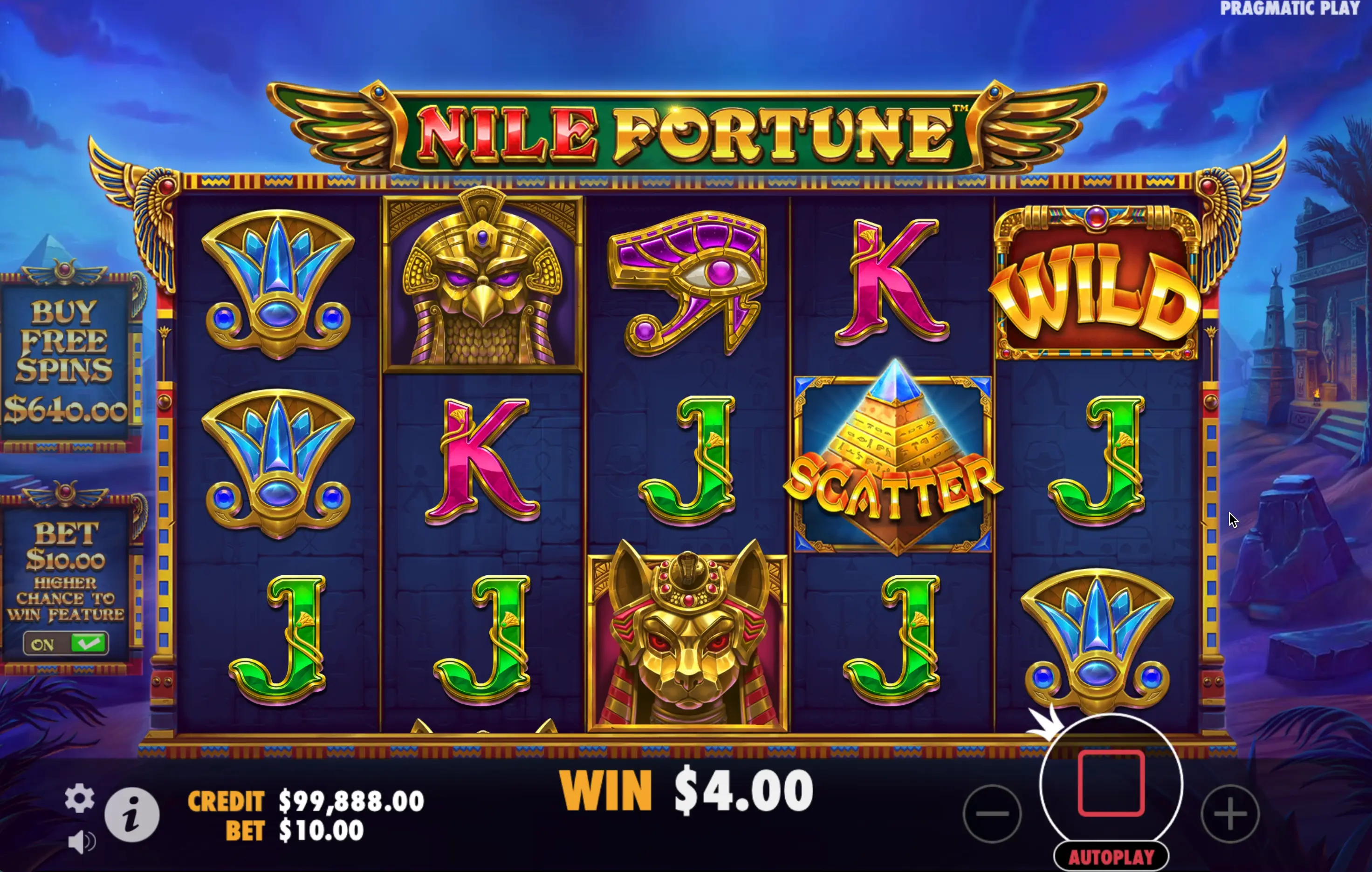 Táticas de slot Nile Fortune
