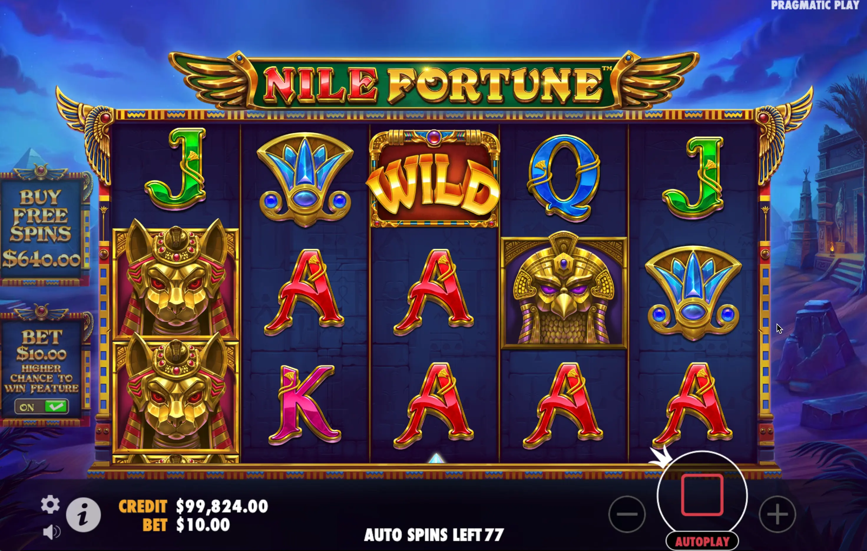 Jogue Nile Fortune gratuitamente