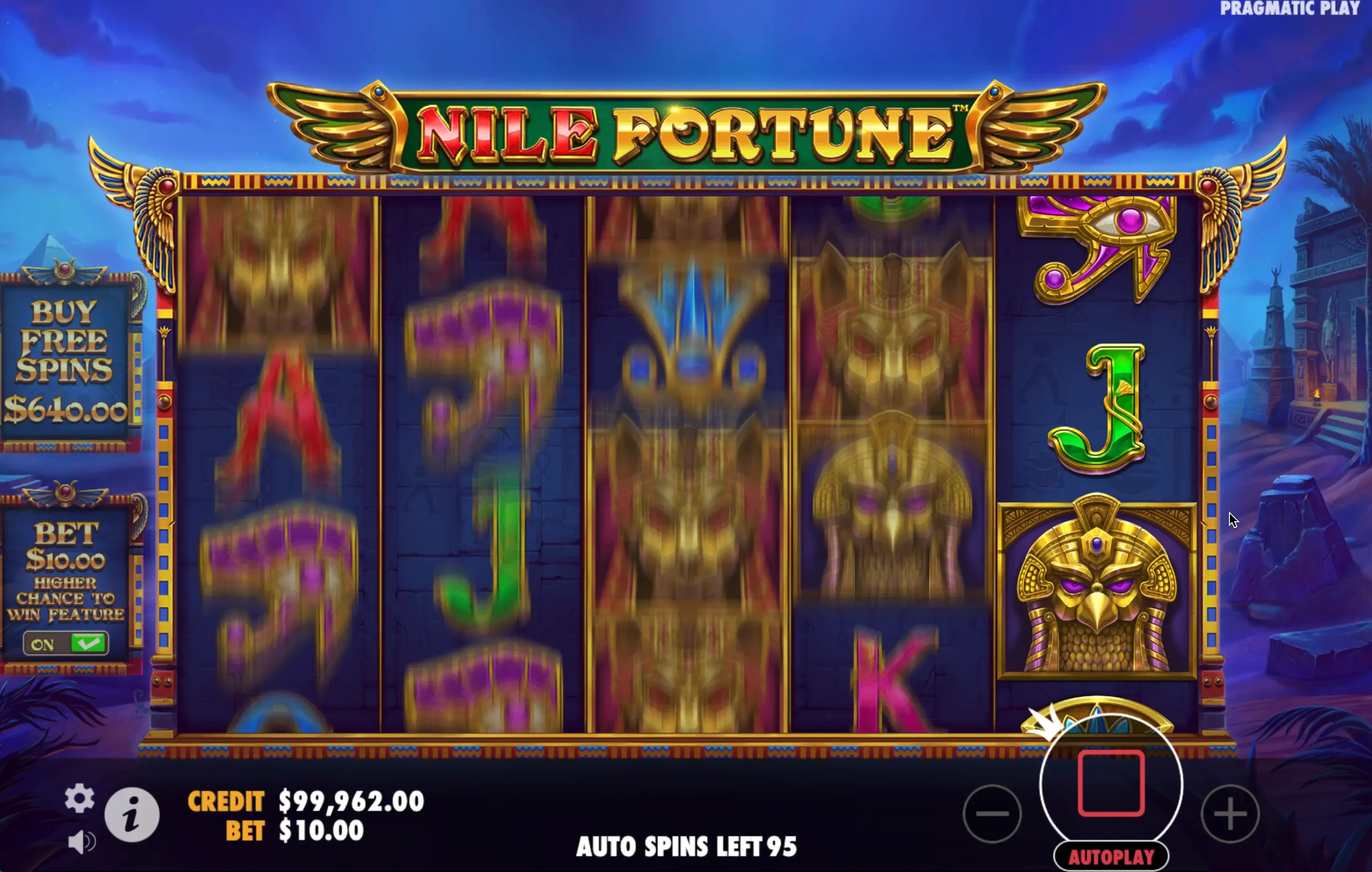 Jogue bônus de Nile Fortune