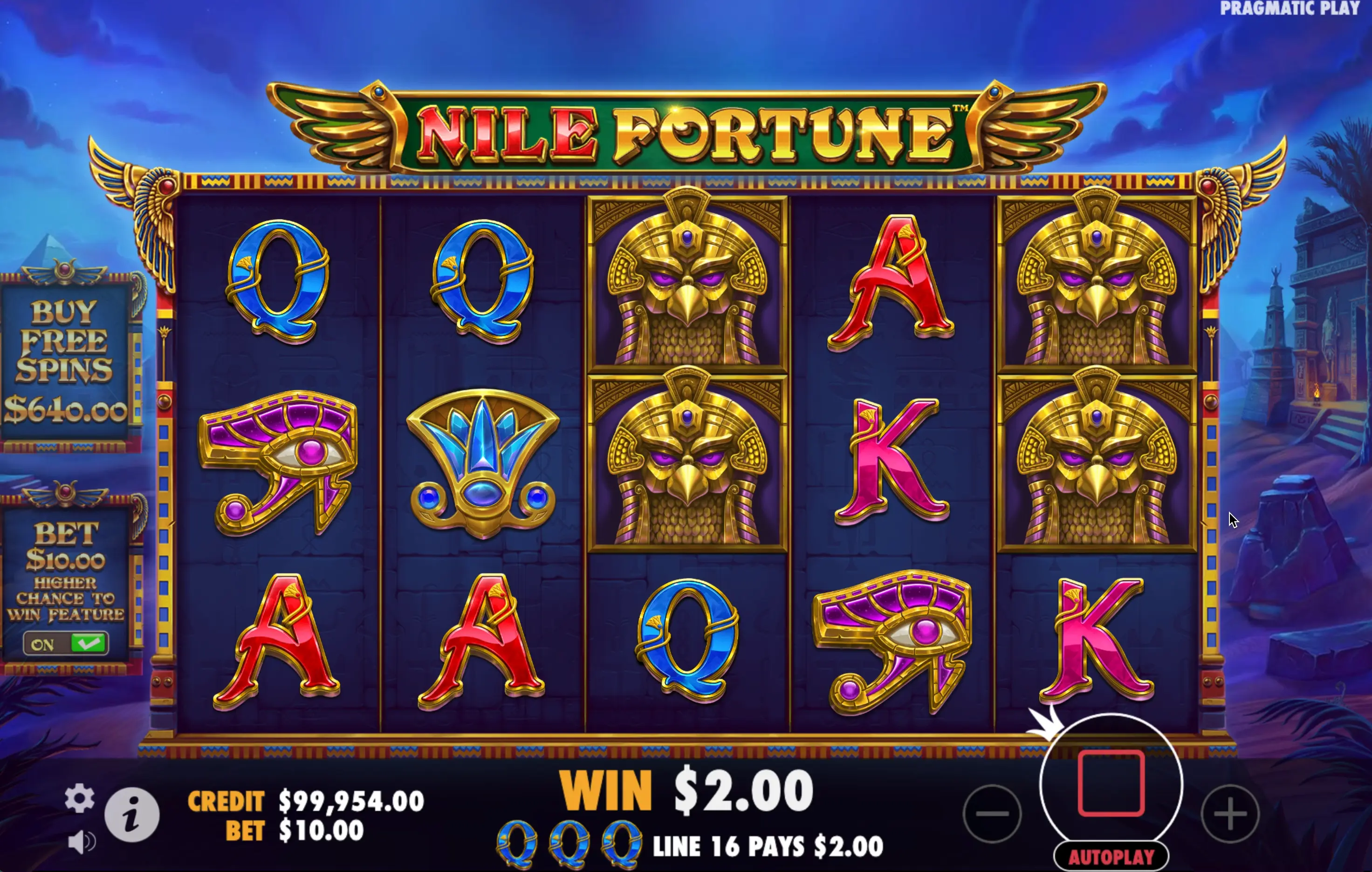 Jogue Nile Fortune gratuitamente
