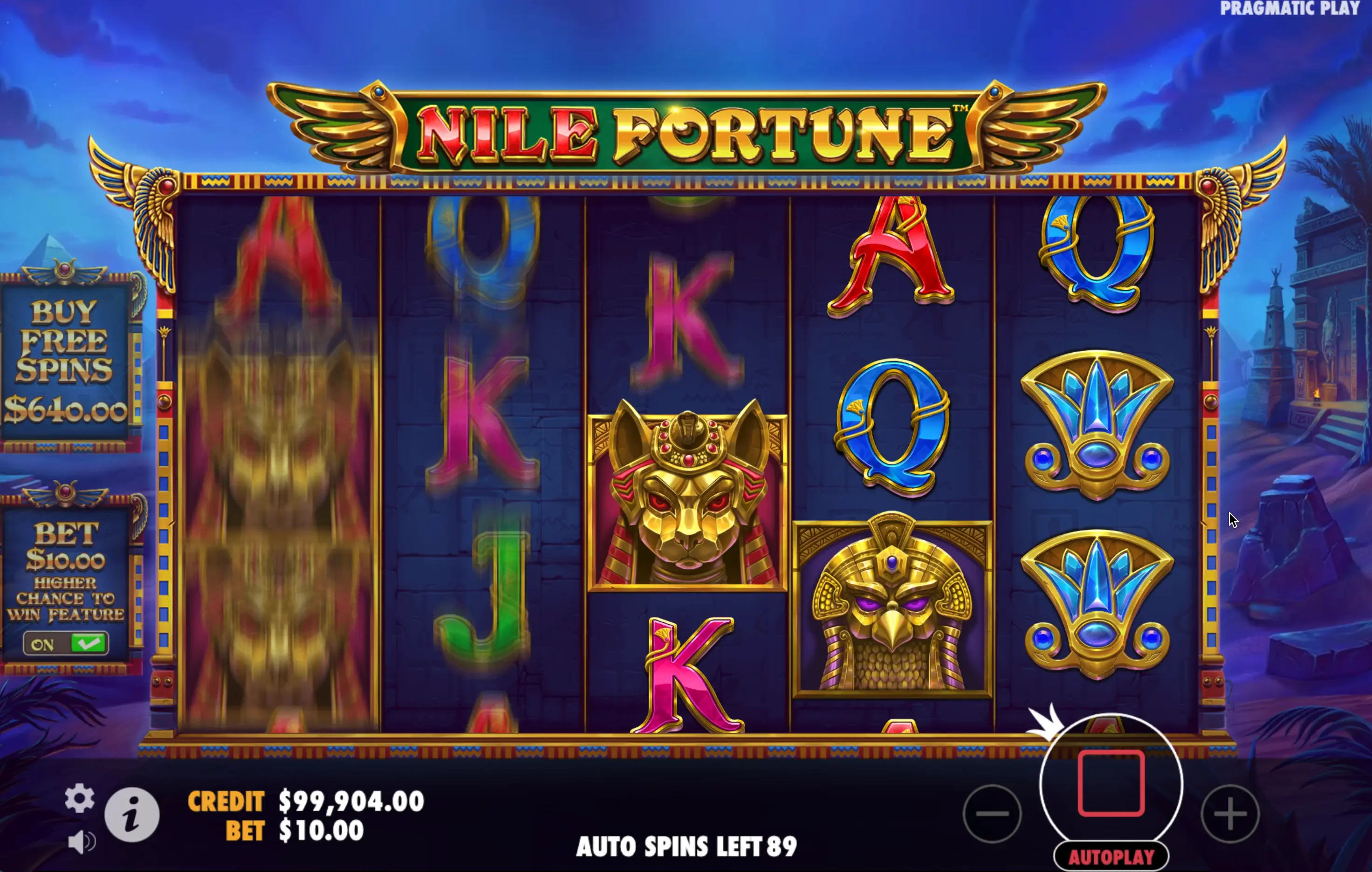 Registro de slot Nile Fortune
