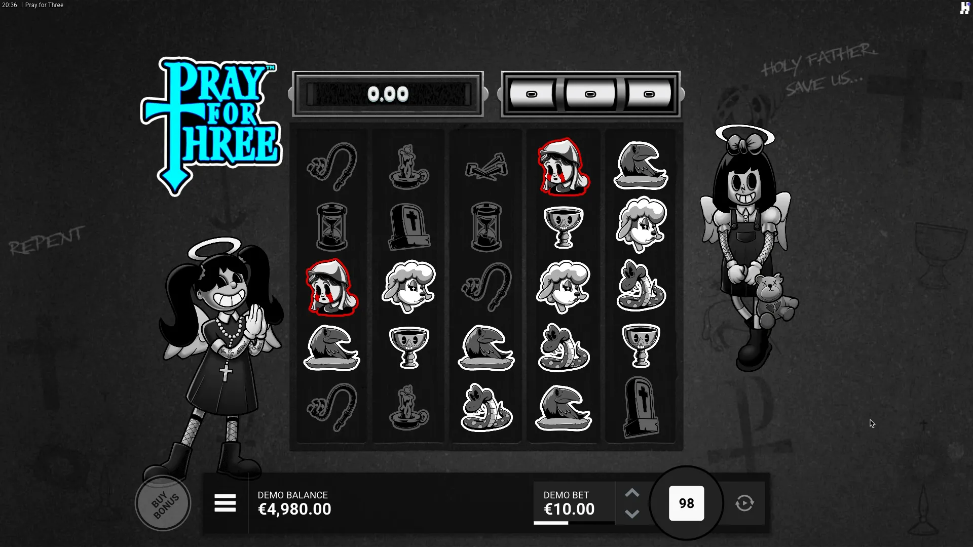 Jogo online Pray for Three