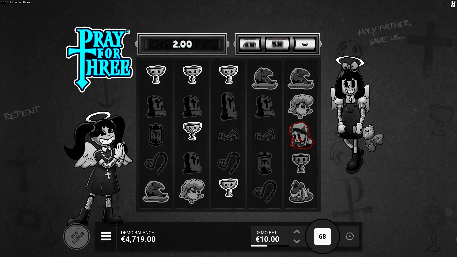 Jogo por dinheiro Pray for Three