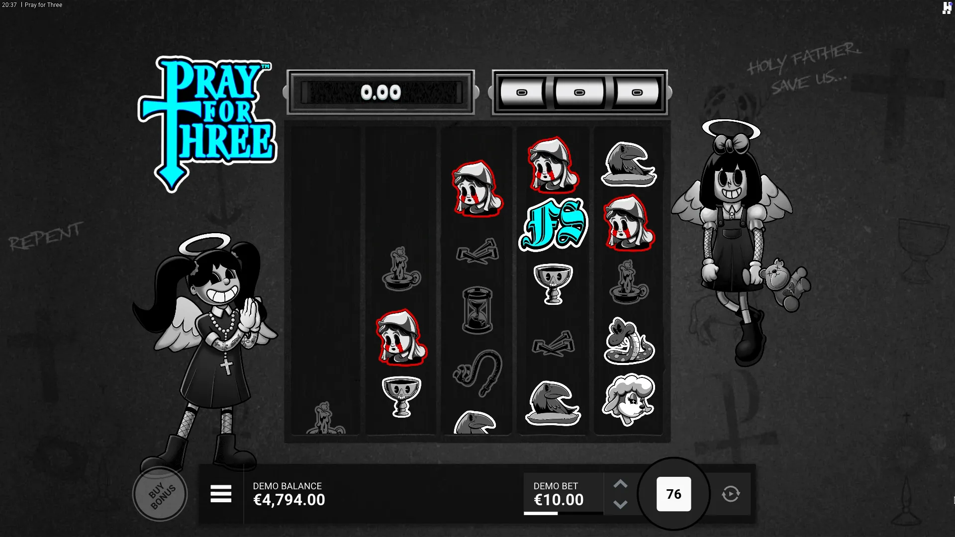Revisões do jogo Pray for Three