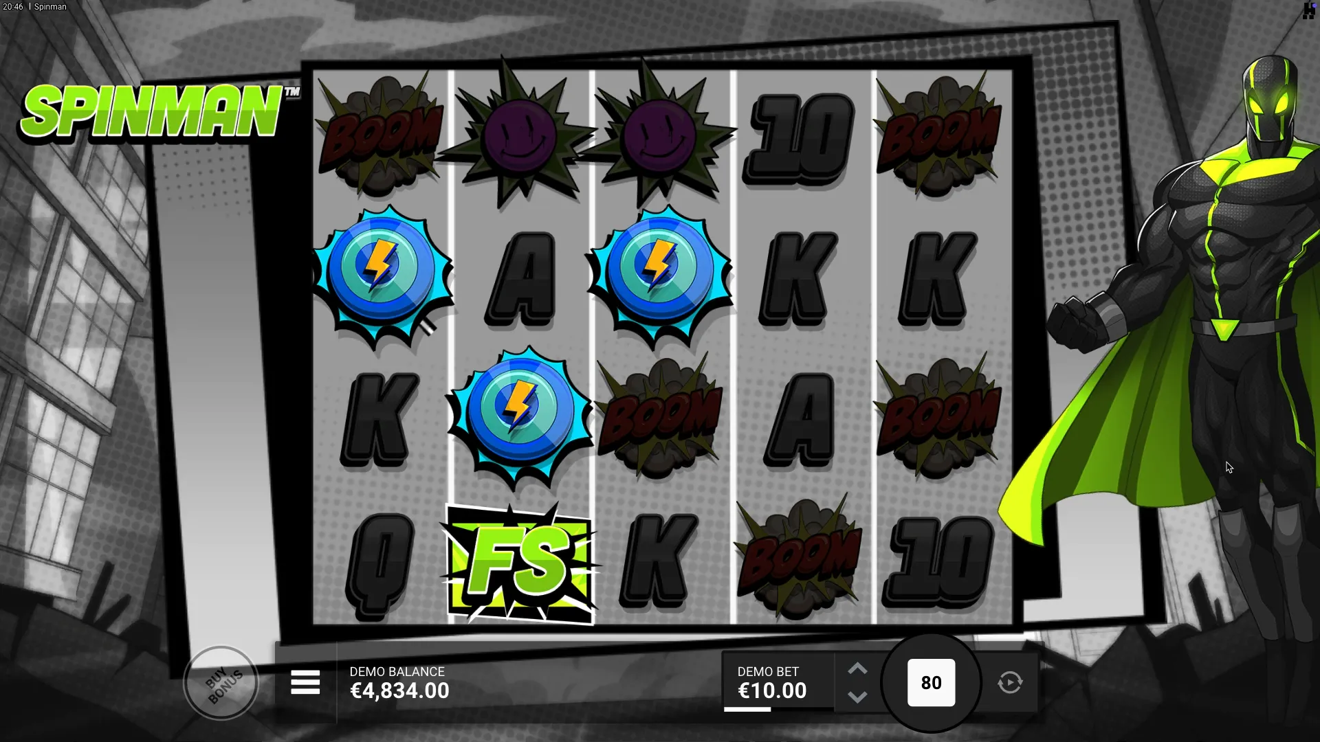 Jogo por dinheiro Spinman