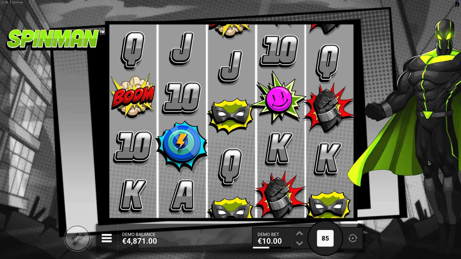 Registro de slot Spinman