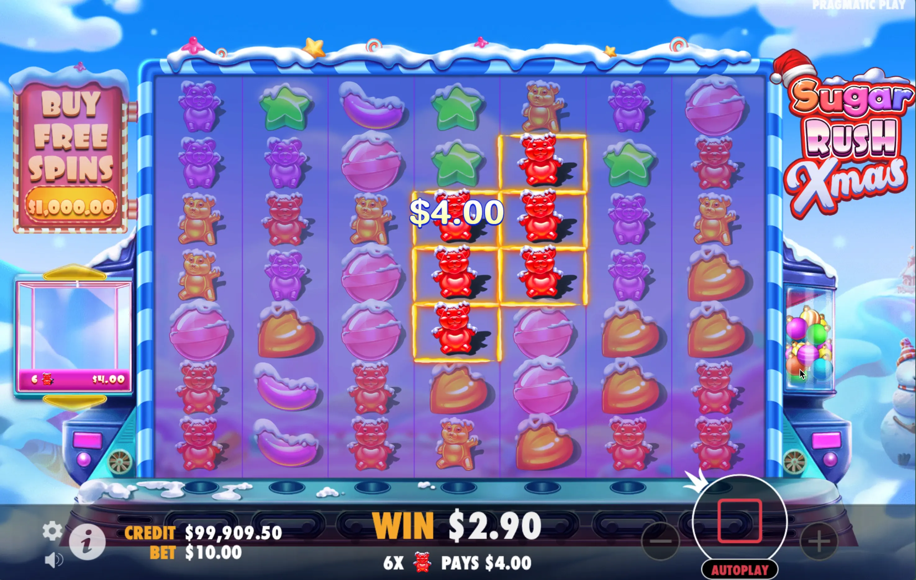 Jogo por dinheiro Sugar Rush Xmas
