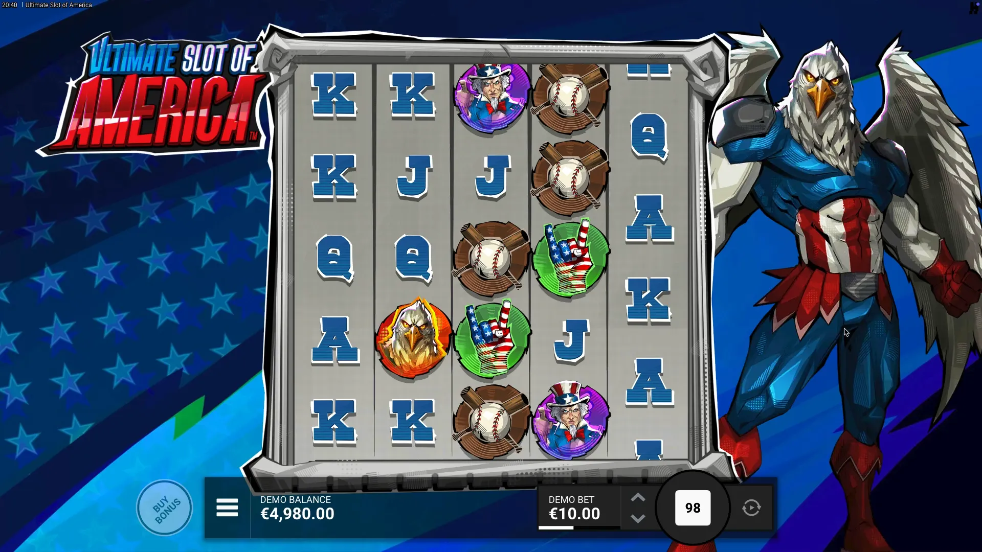 Jogo online Ultimate Slot of America