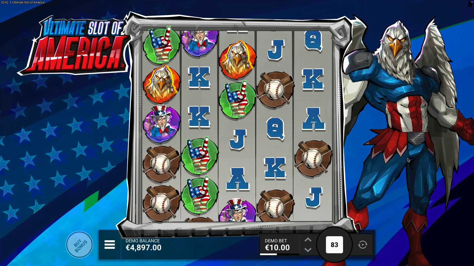 Estratégia de ganhos Ultimate Slot of America