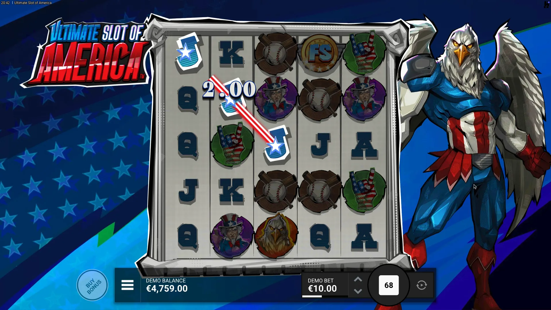 Jogue Ultimate Slot of America online