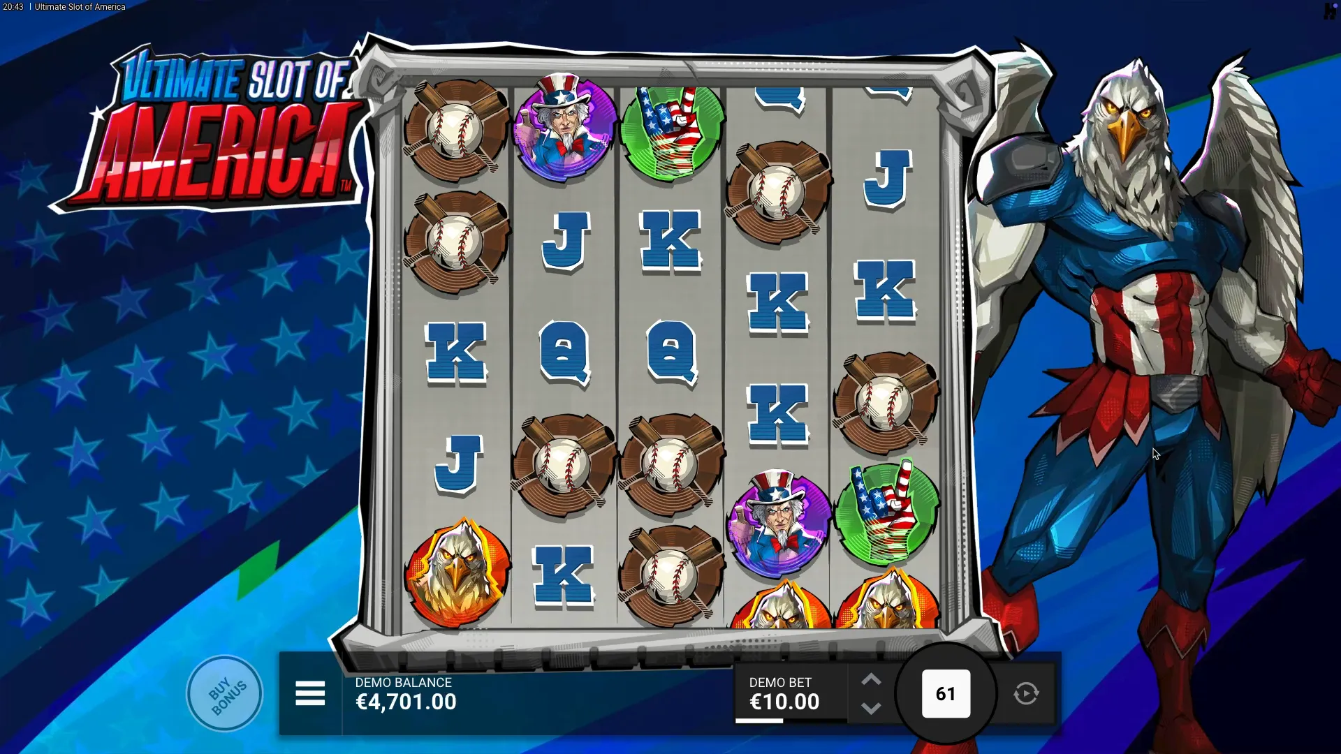 Ultimate Slot of America Como ganhar