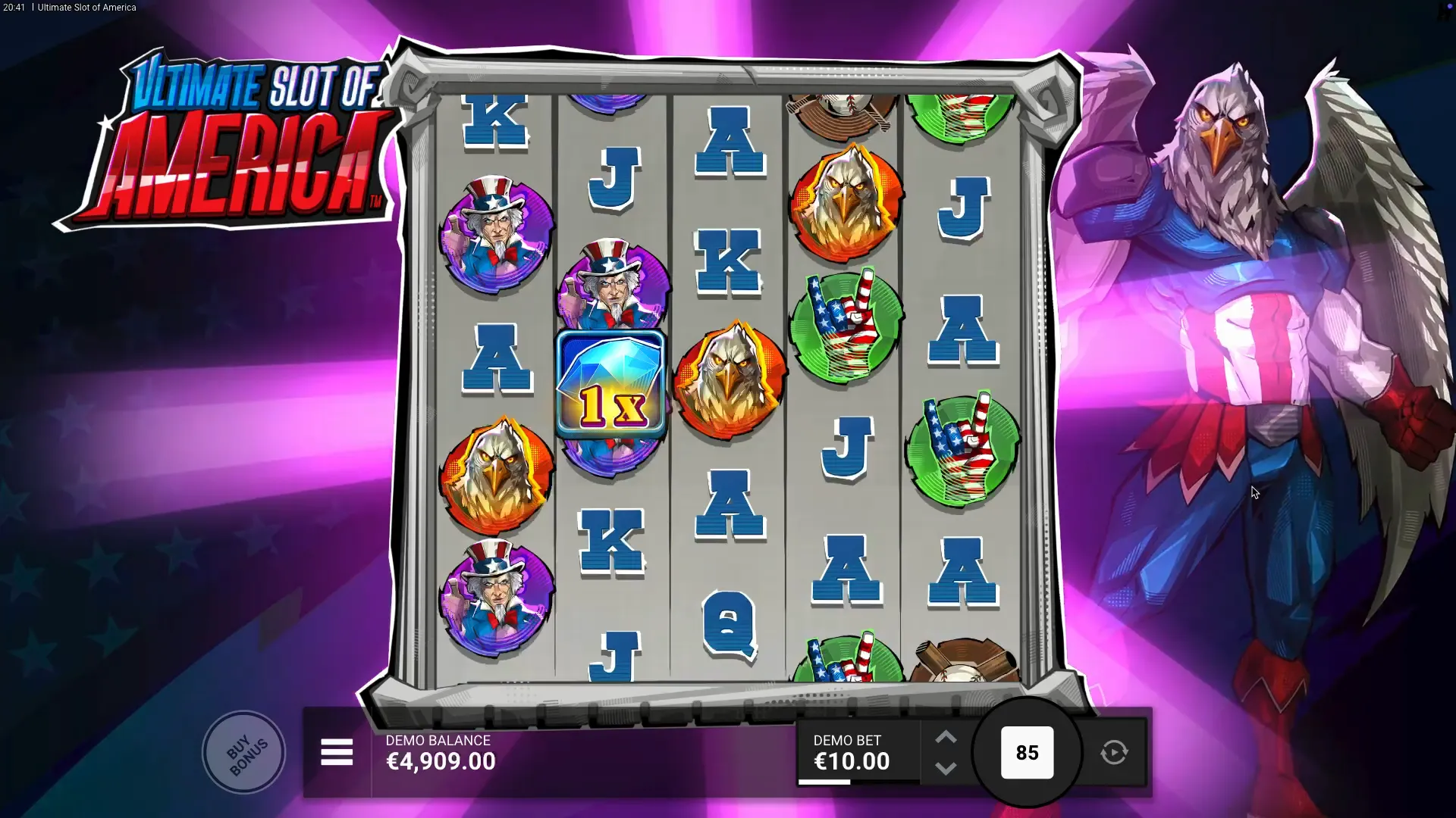 Registro de slot Ultimate Slot of America